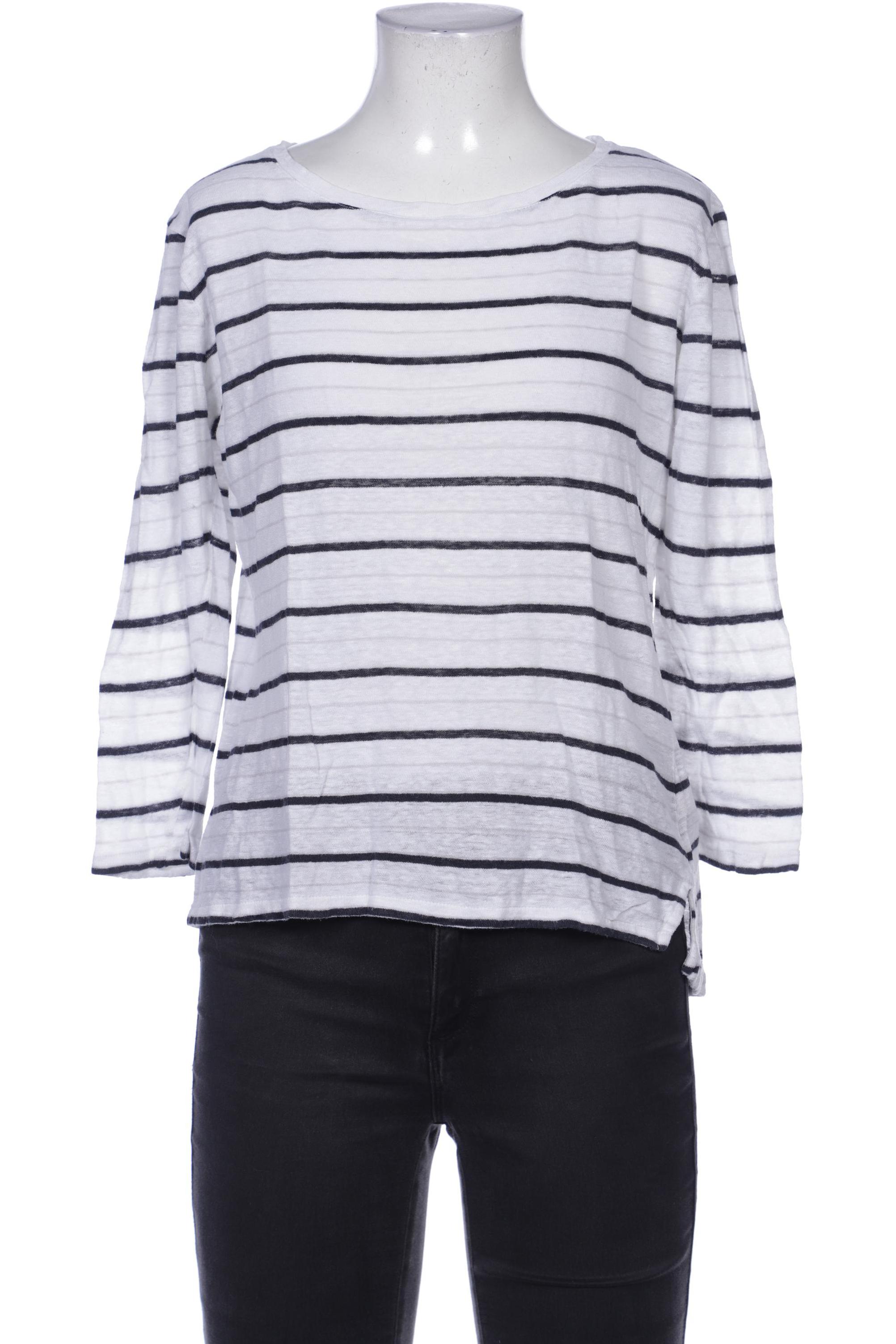 

Massimo Dutti Damen Langarmshirt, weiß, Gr. 38