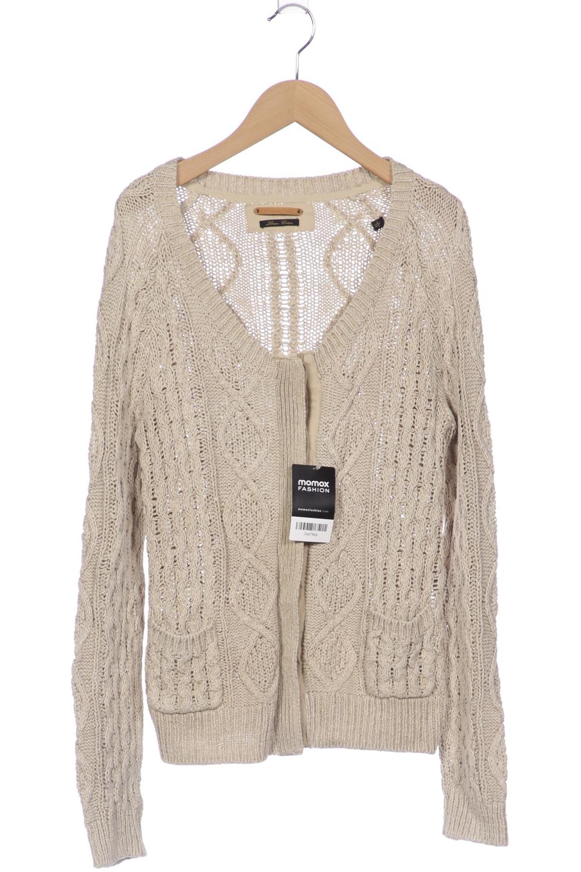 

Massimo Dutti Damen Strickjacke, beige, Gr. 34