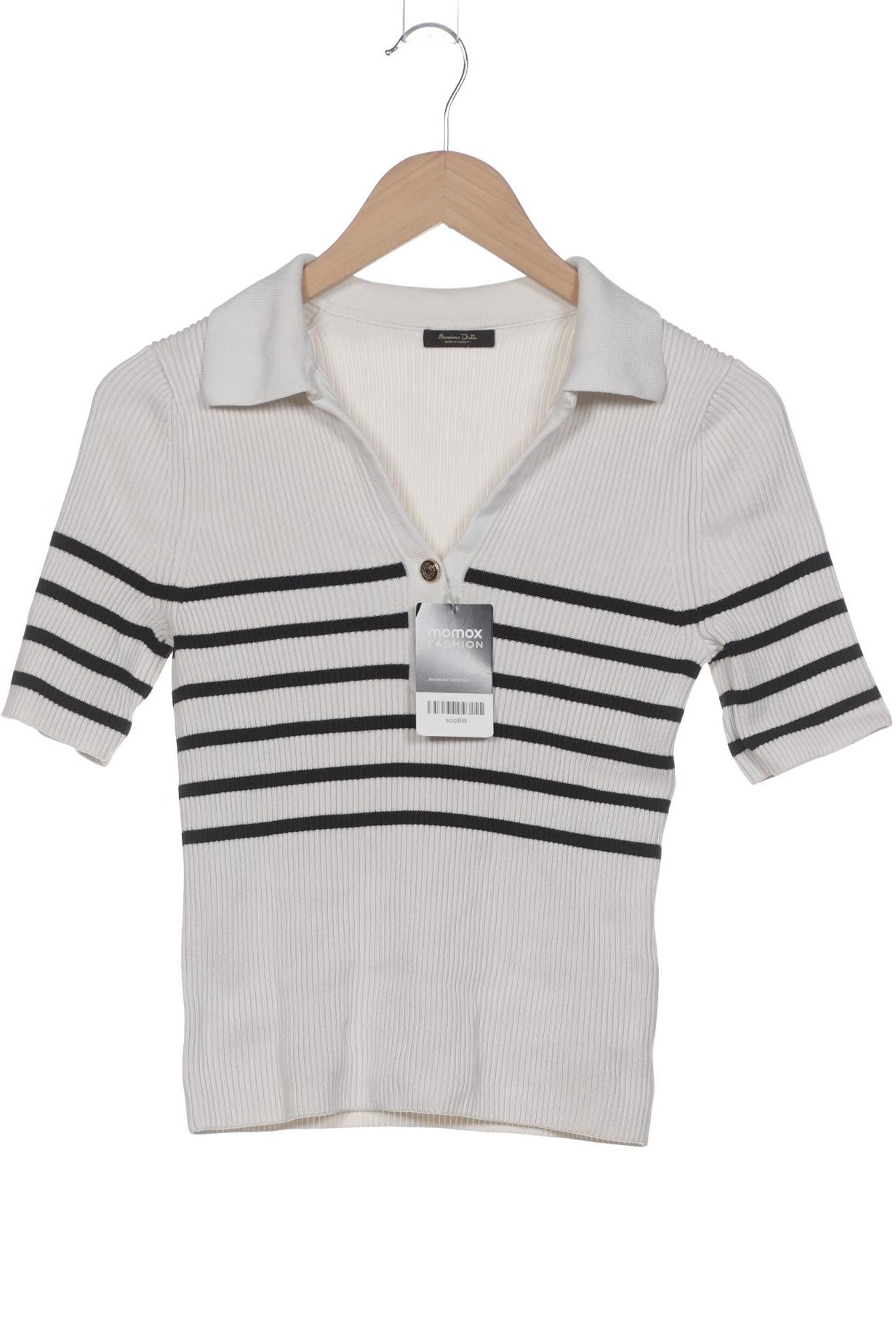 

Massimo Dutti Damen Pullover, weiß, Gr. 38