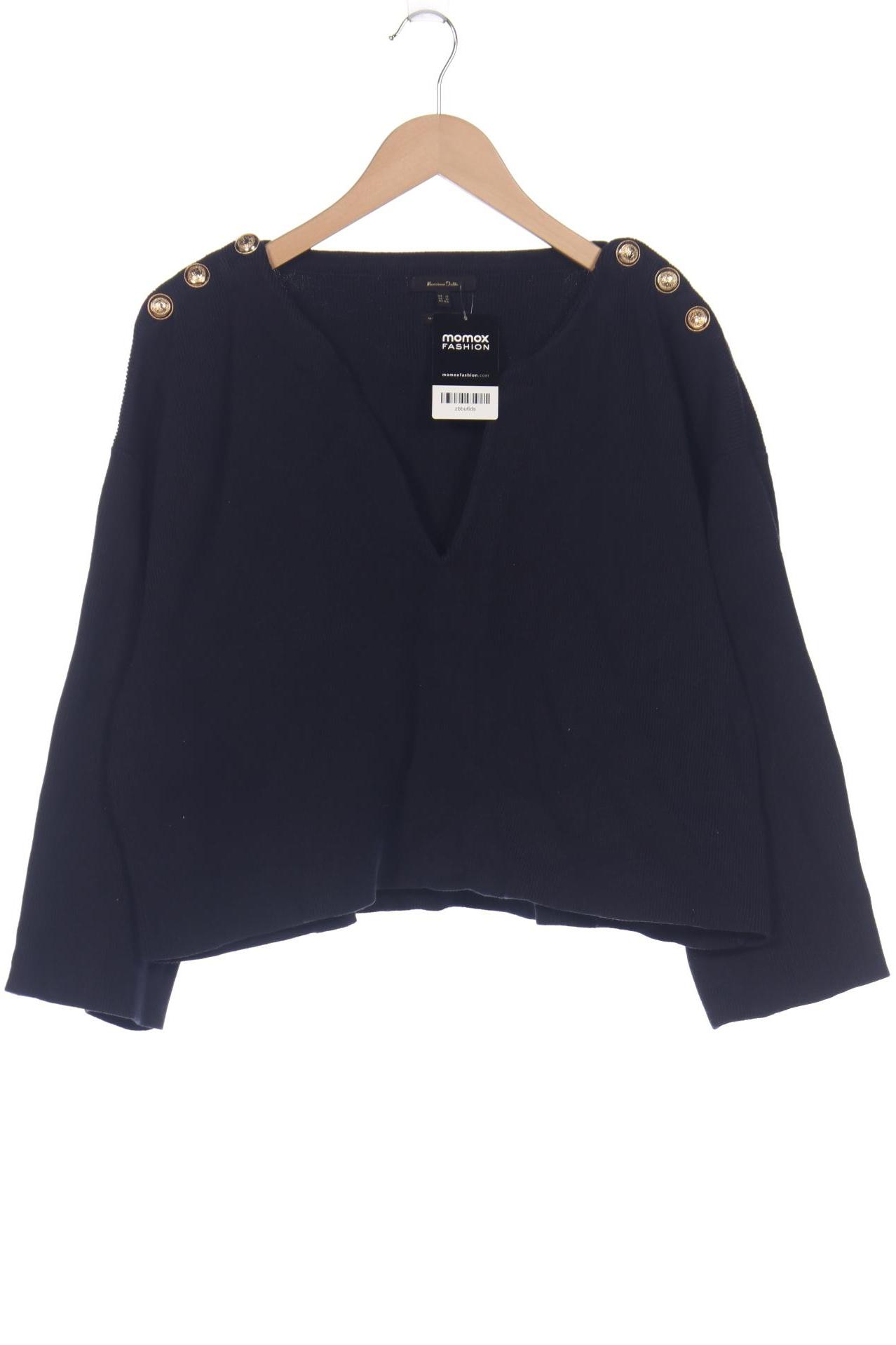

Massimo Dutti Damen Pullover, marineblau, Gr. 34