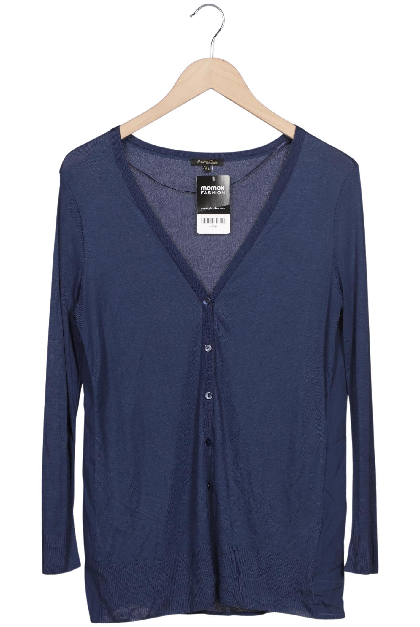 

Massimo Dutti Damen Strickjacke, marineblau, Gr. 38