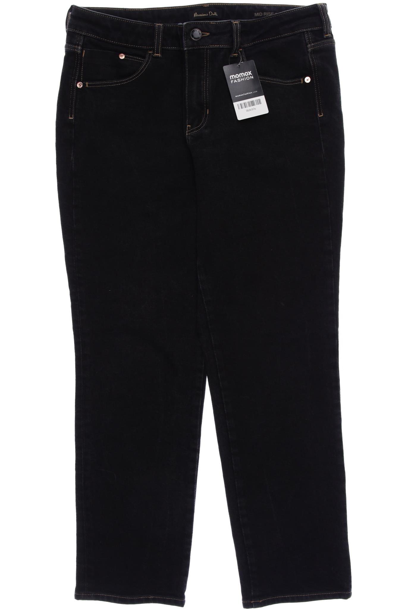 

Massimo Dutti Damen Jeans, schwarz