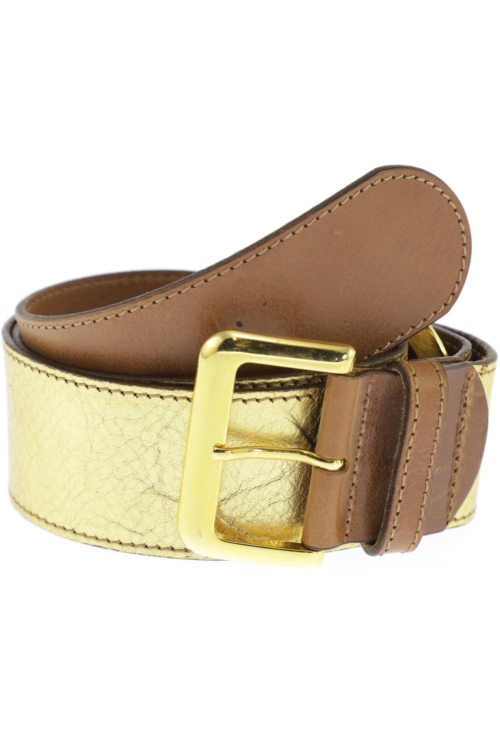 

Massimo Dutti Damen Gürtel, gold, Gr. 90