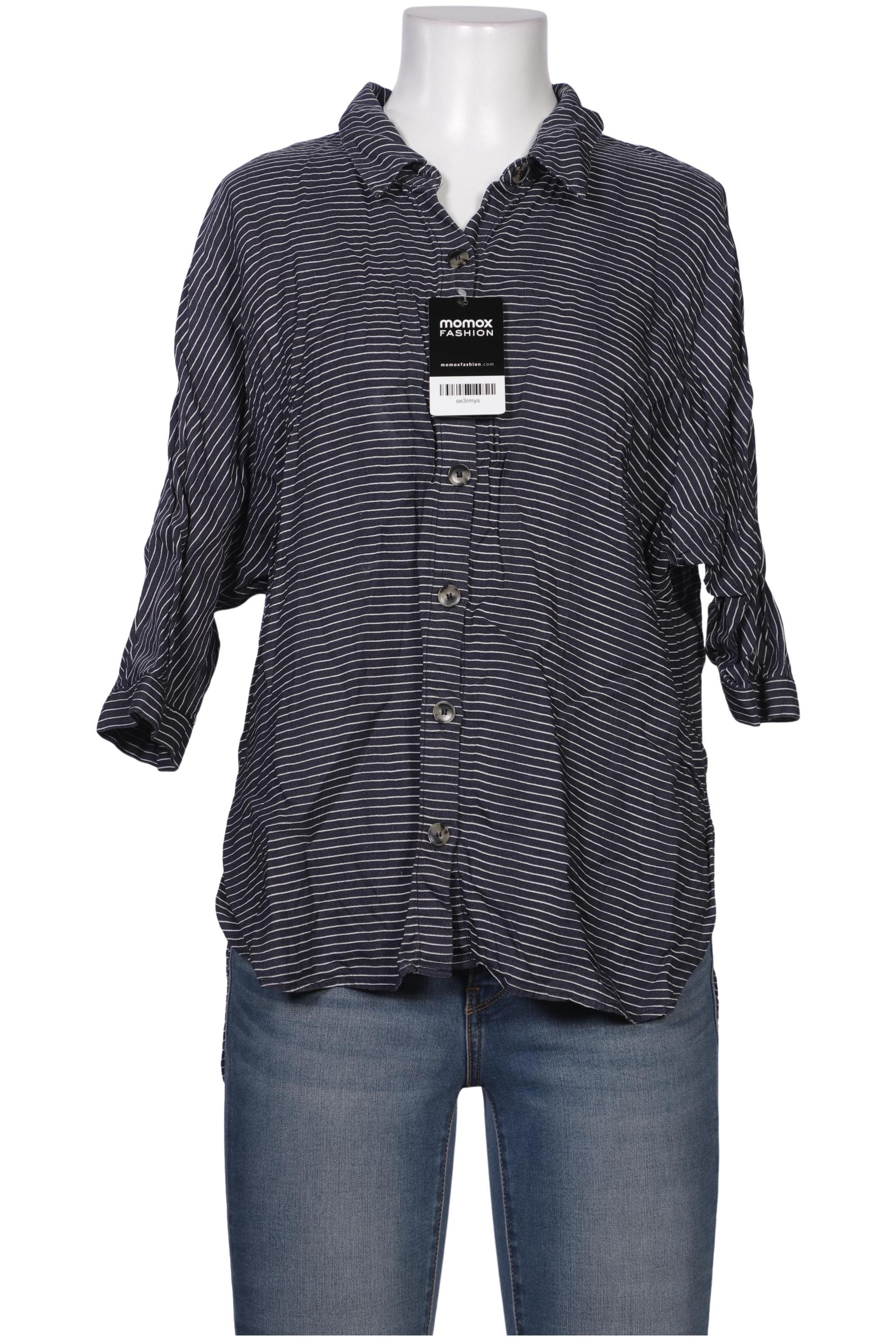 

Massimo Dutti Damen Bluse, marineblau, Gr. 38
