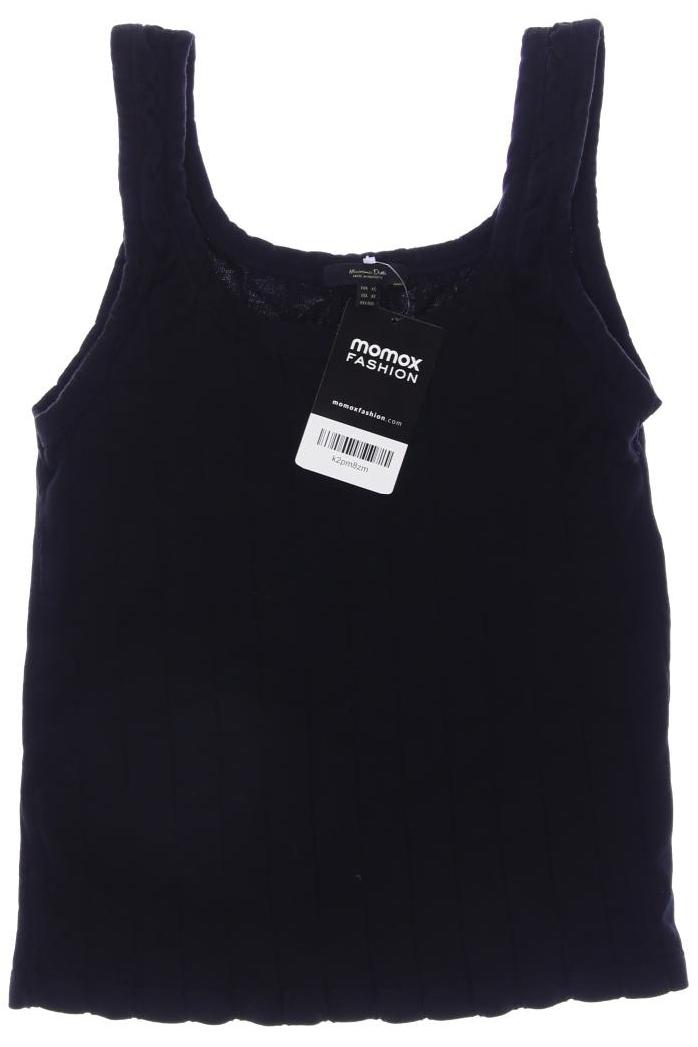 

Massimo Dutti Damen Top, schwarz, Gr. 34