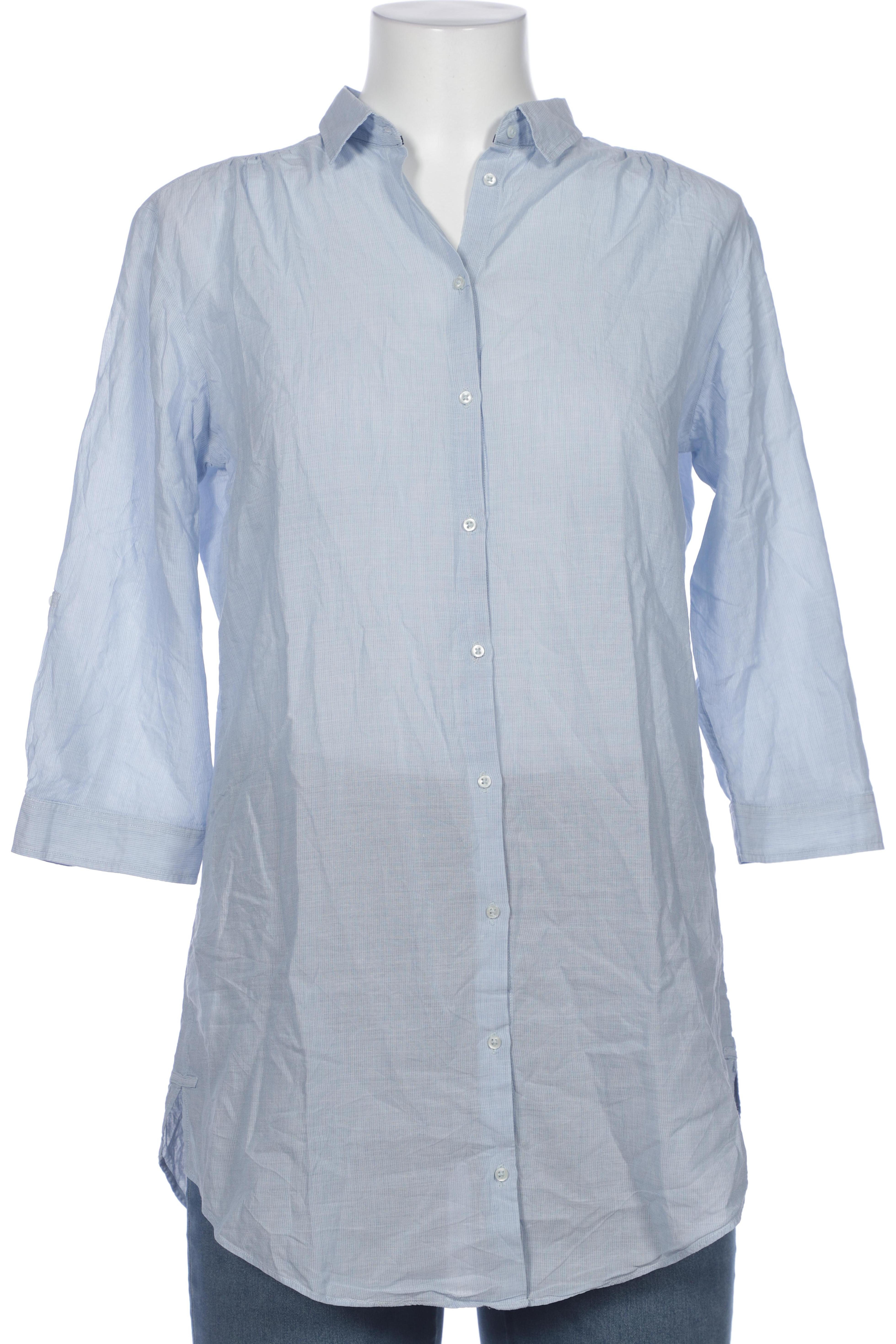 

Massimo Dutti Damen Bluse, hellblau, Gr. 42