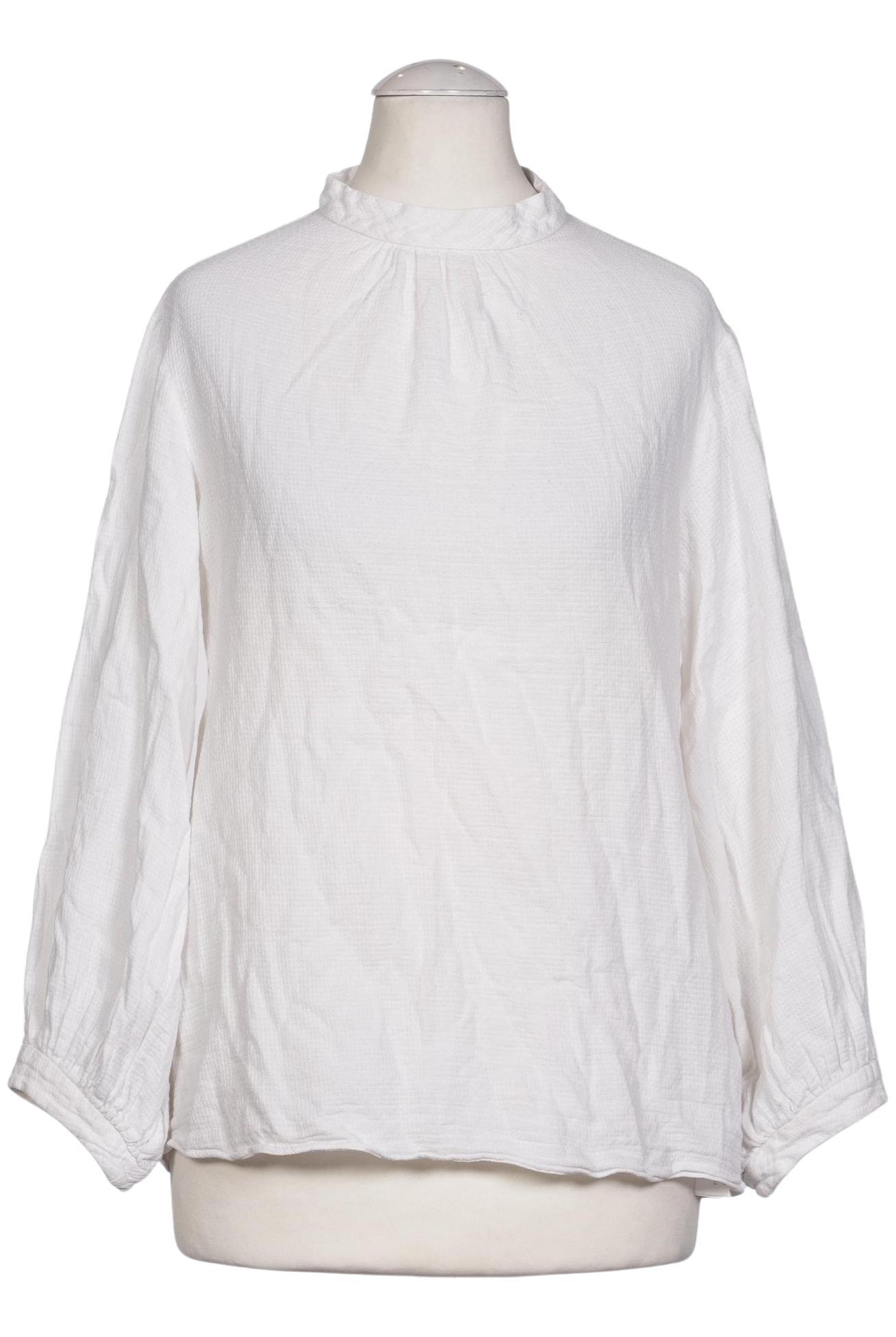 

Massimo Dutti Damen Bluse, weiß, Gr. 34