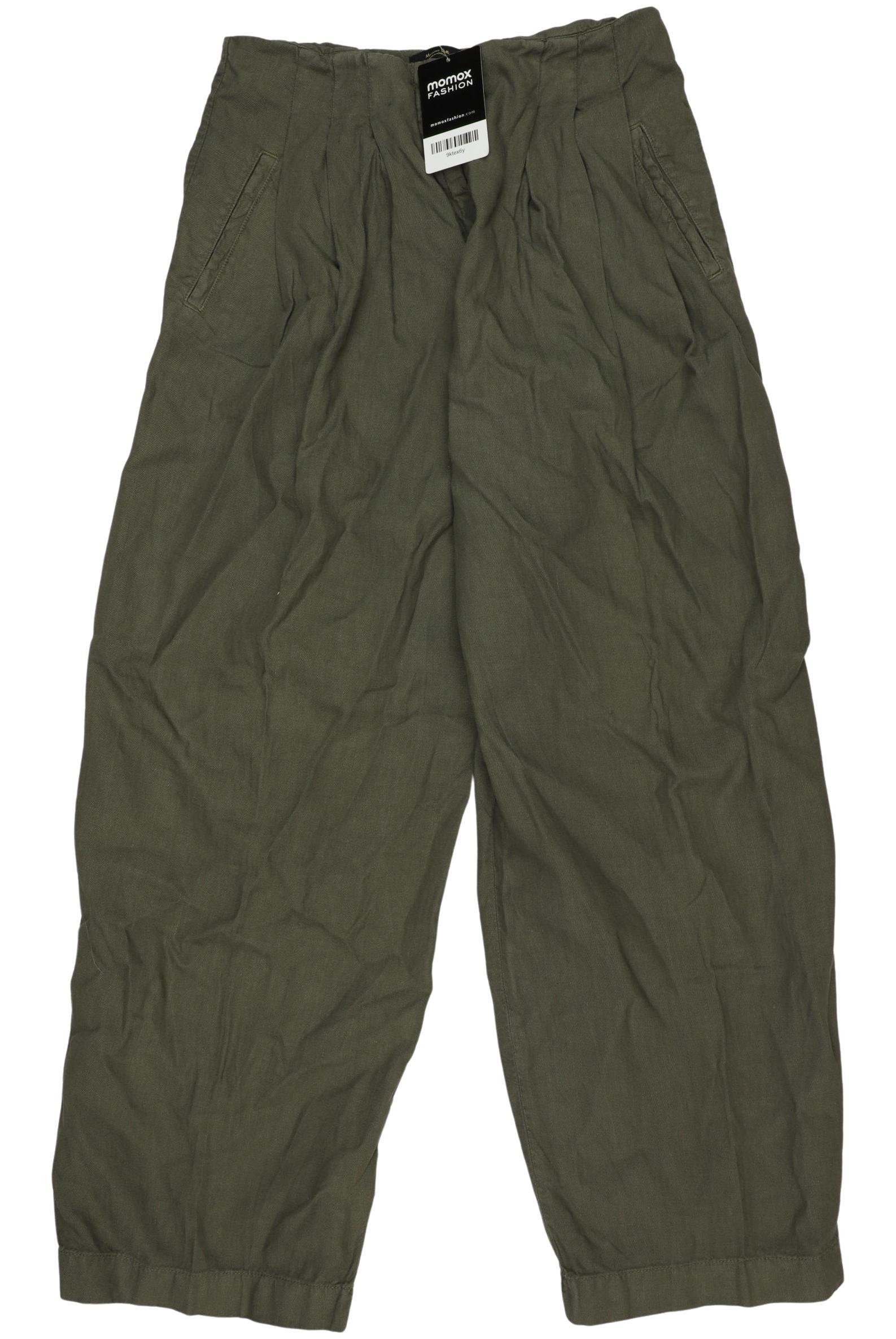 

Massimo Dutti Damen Stoffhose, grün, Gr. 34