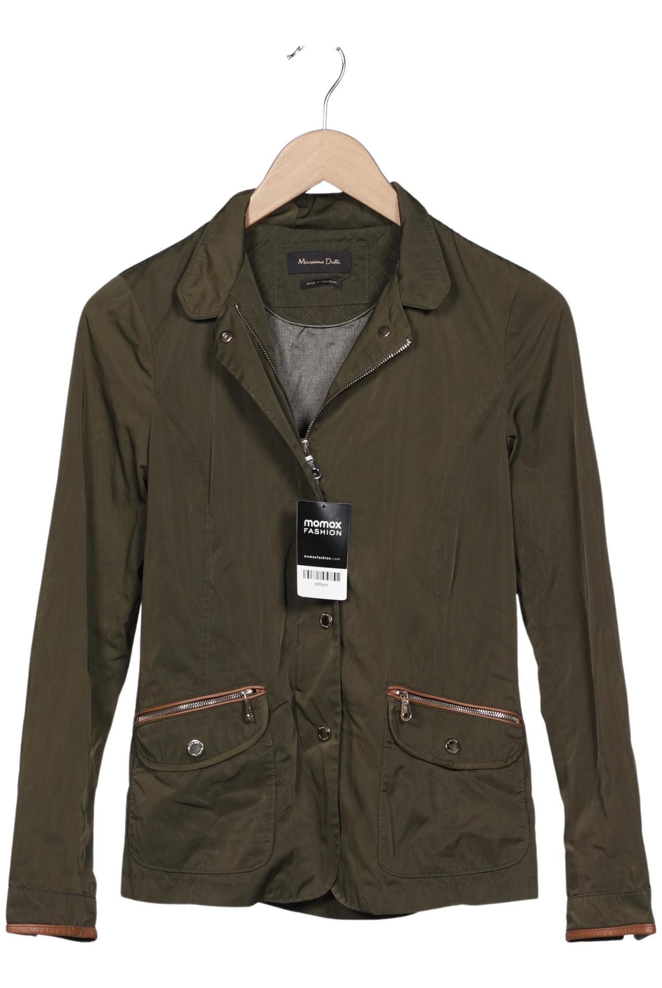 

Massimo Dutti Damen Jacke, grün, Gr. 34