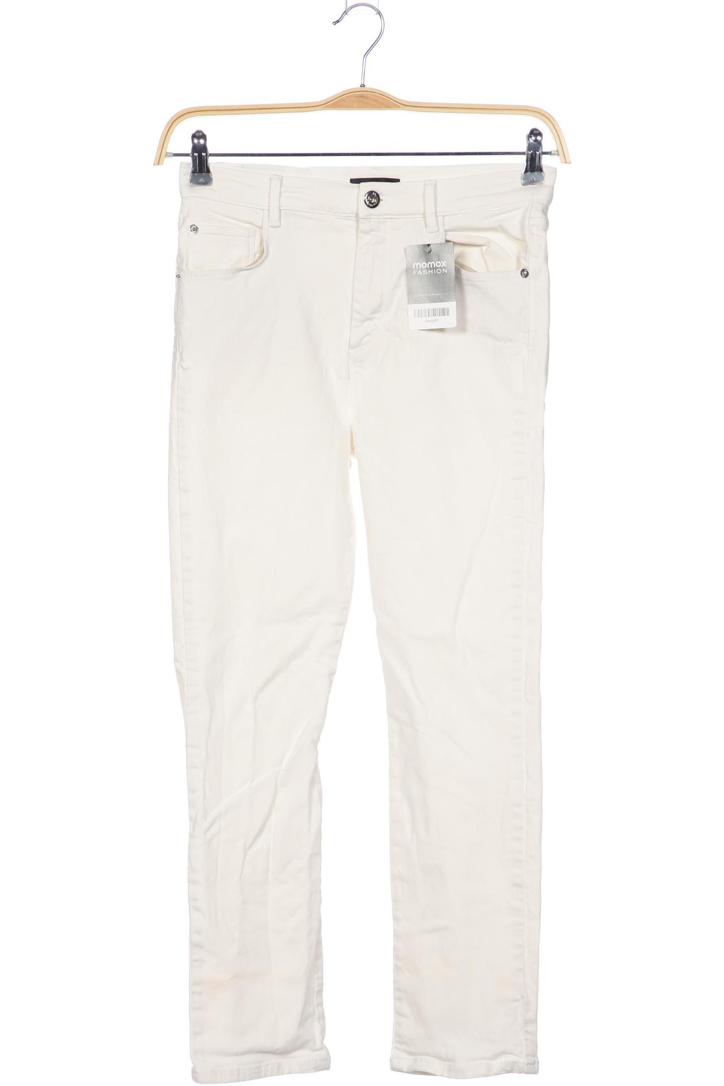 

Massimo Dutti Damen Jeans, cremeweiß, Gr. 38