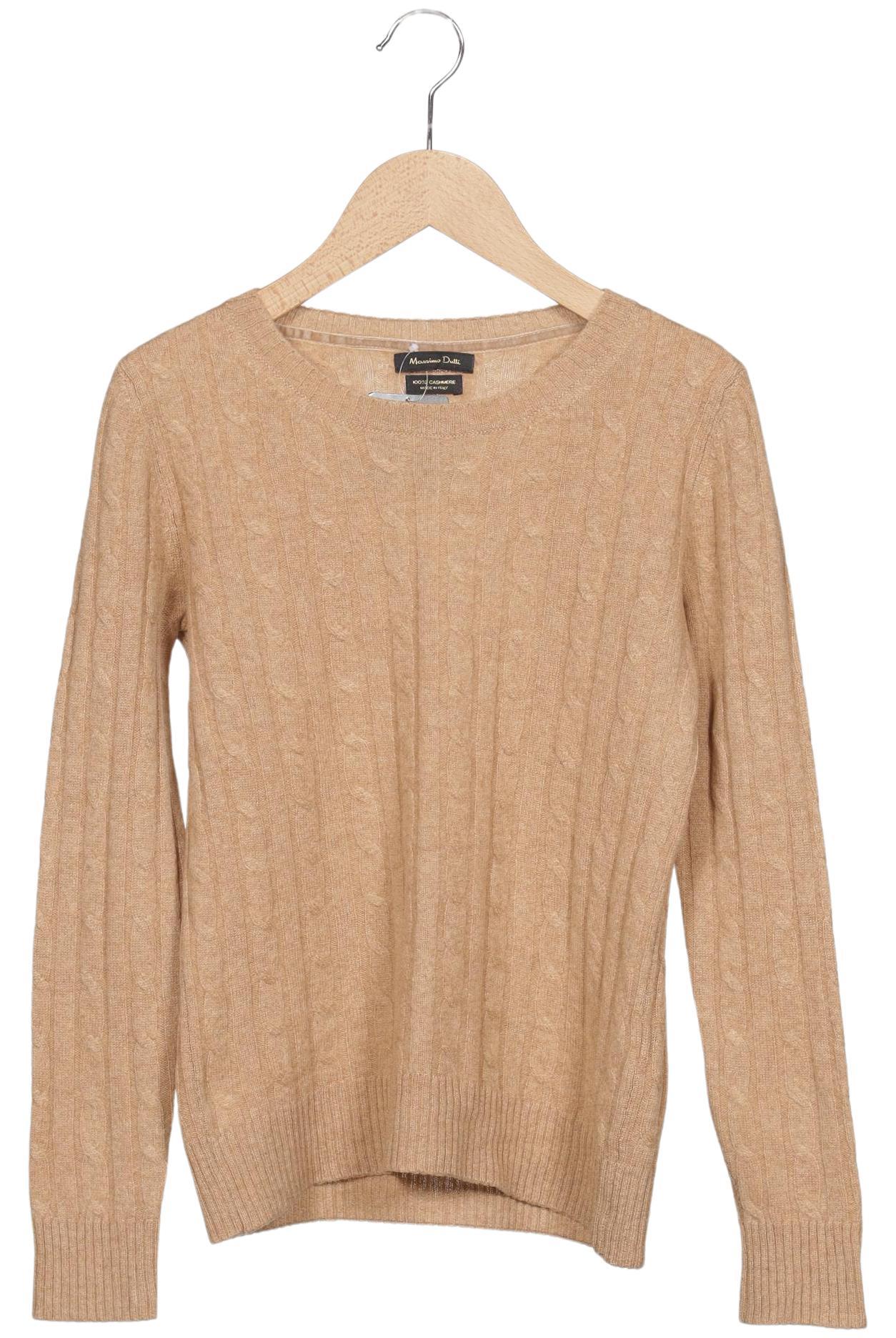 

Massimo Dutti Damen Pullover, beige, Gr. 36