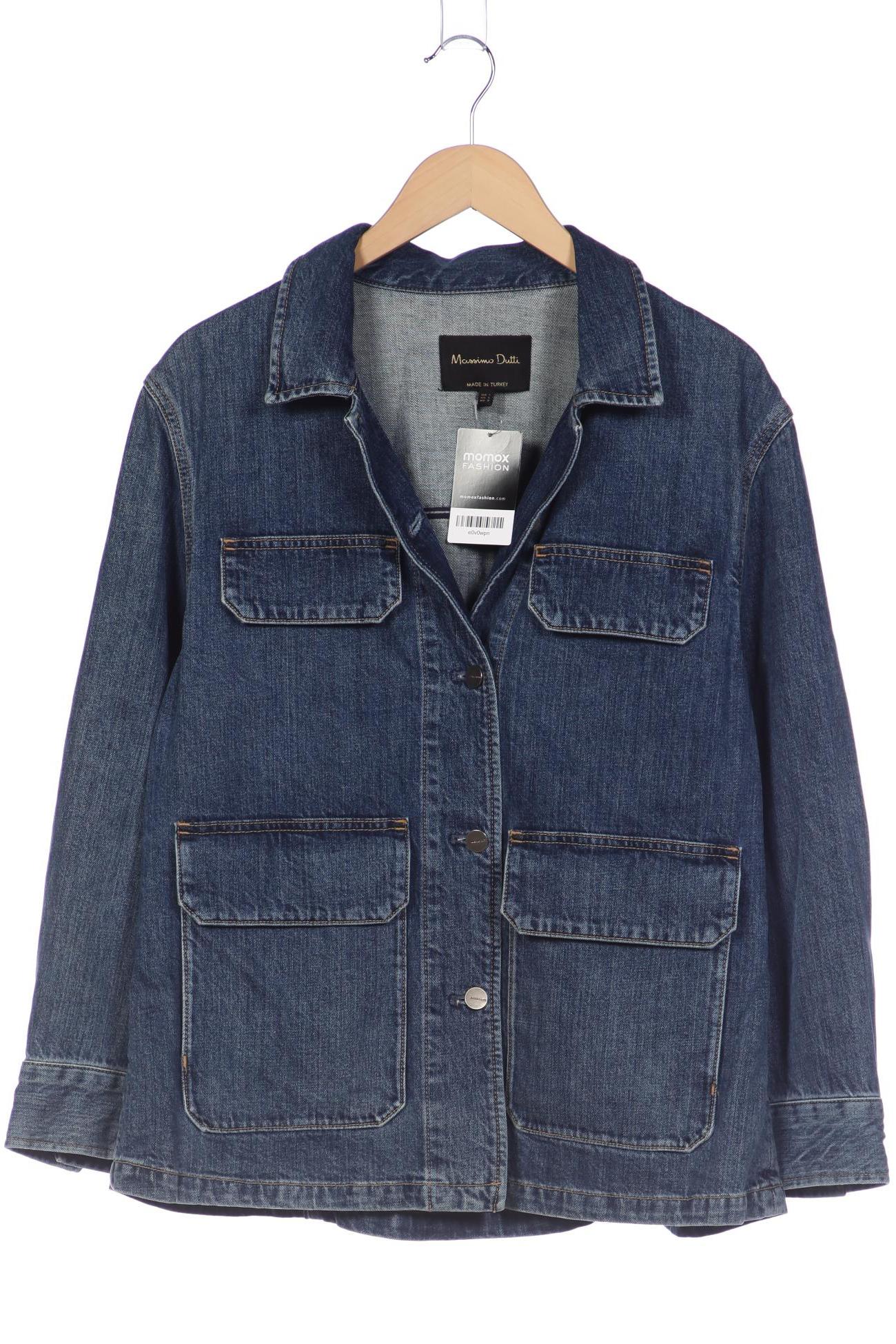 

Massimo Dutti Damen Jacke, blau, Gr. 42