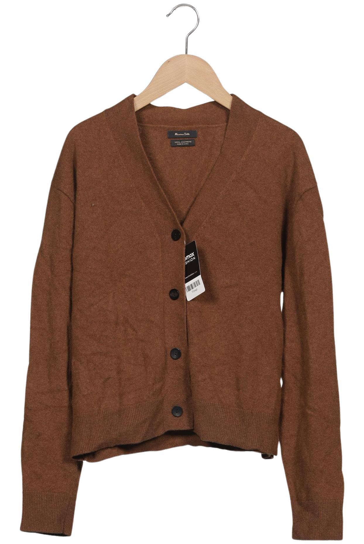 

Massimo Dutti Damen Strickjacke, braun, Gr. 42