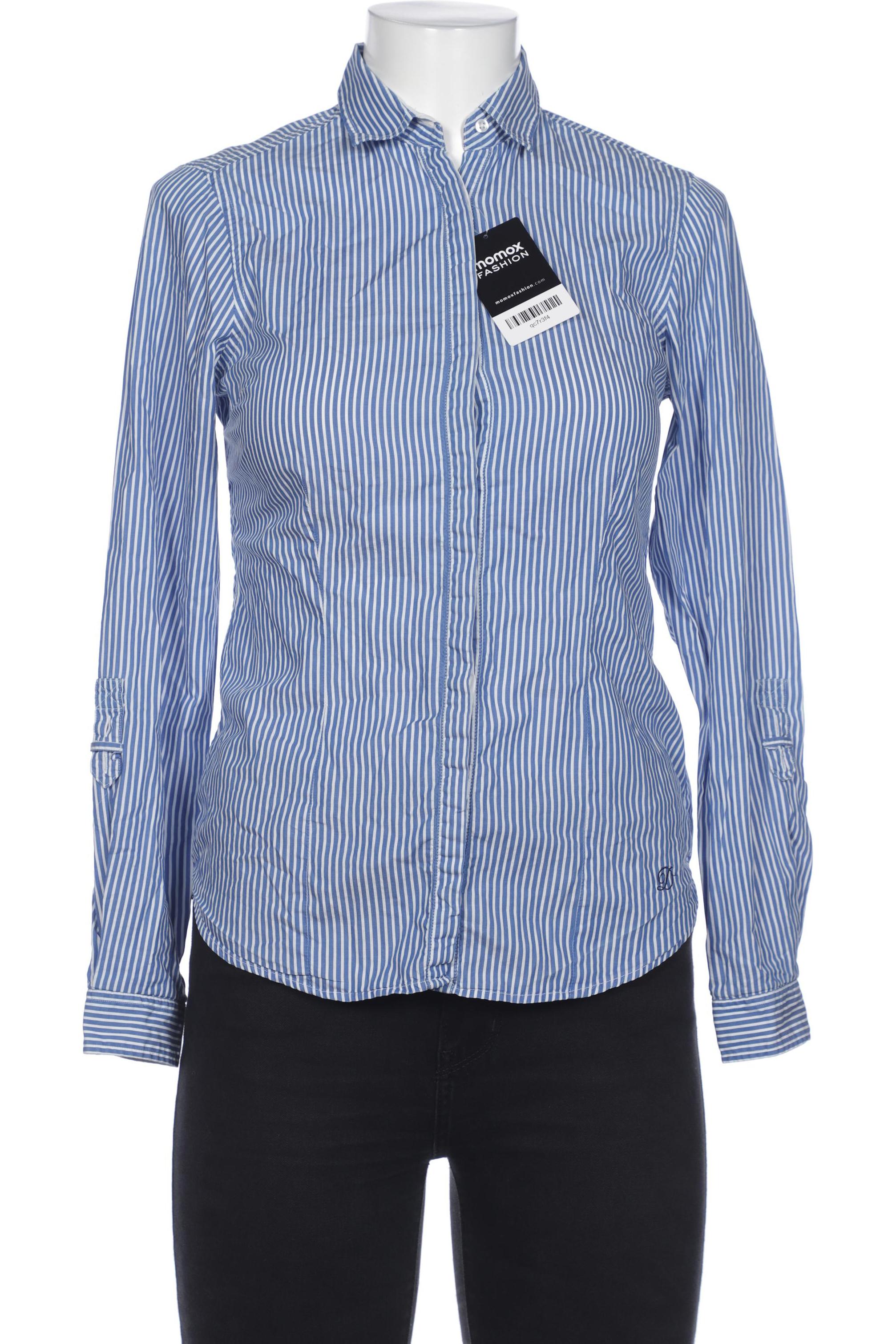

Massimo Dutti Damen Bluse, blau, Gr. 38
