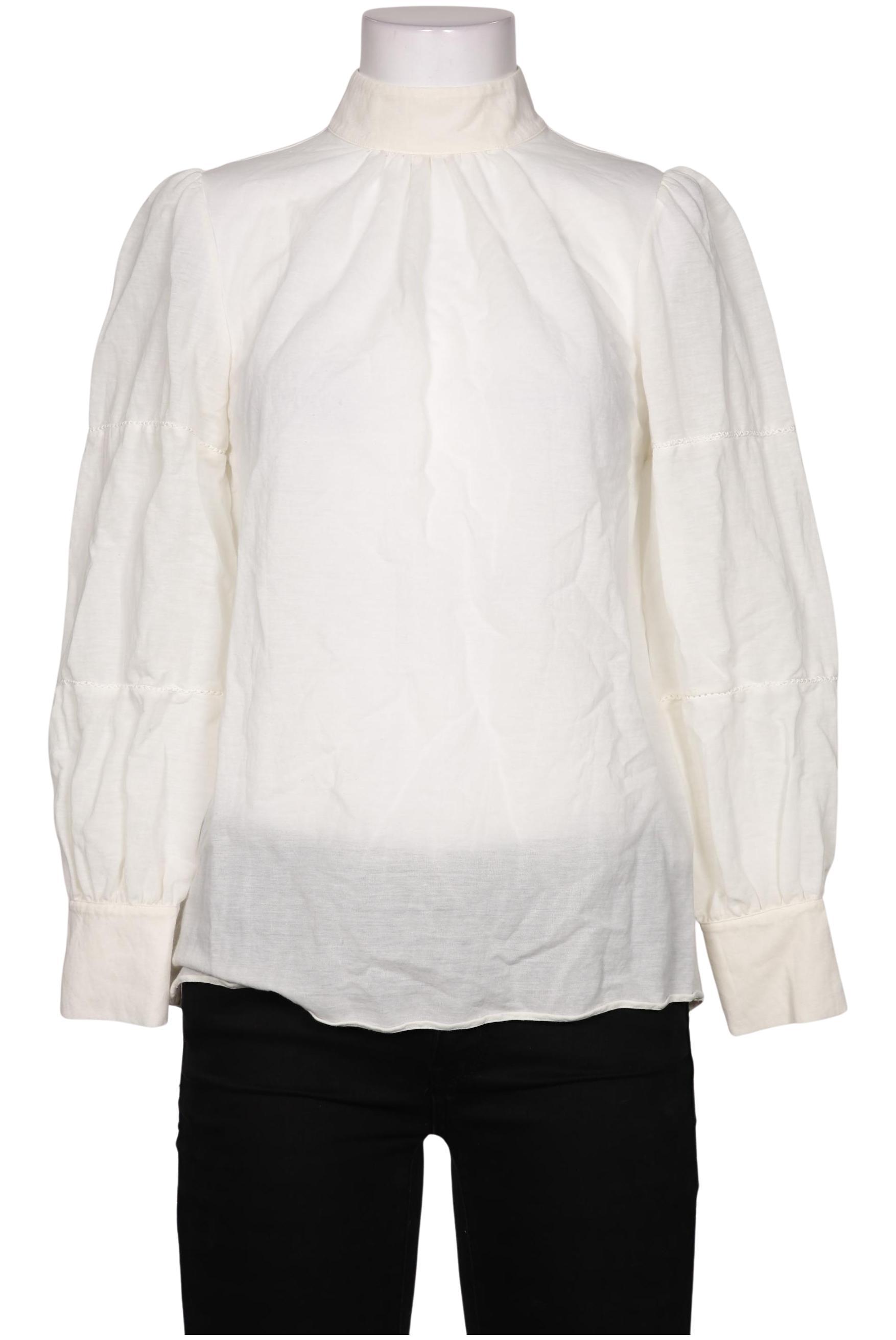 

Massimo Dutti Damen Bluse, cremeweiß, Gr. 34