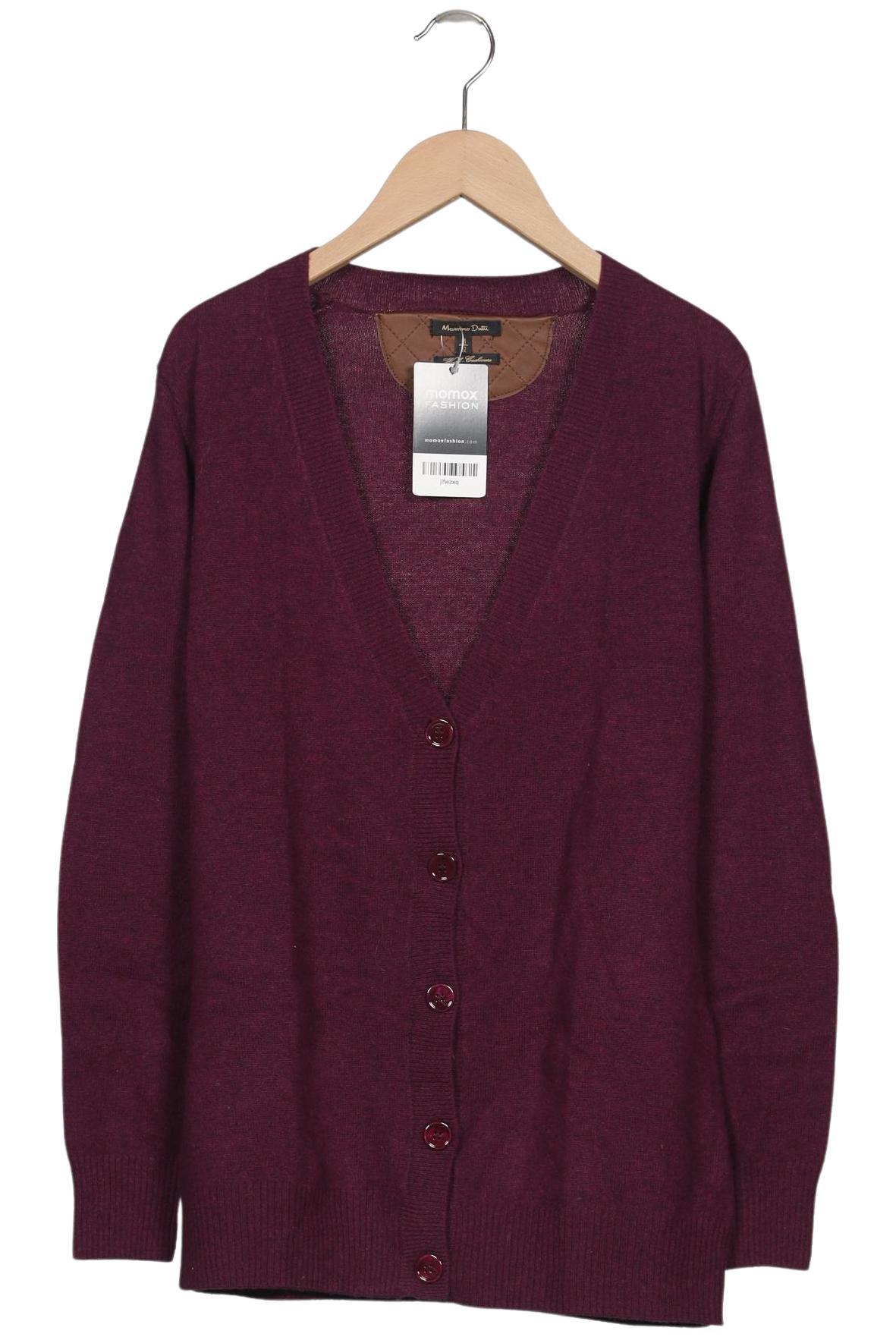 

Massimo Dutti Damen Strickjacke, bordeaux, Gr. 38