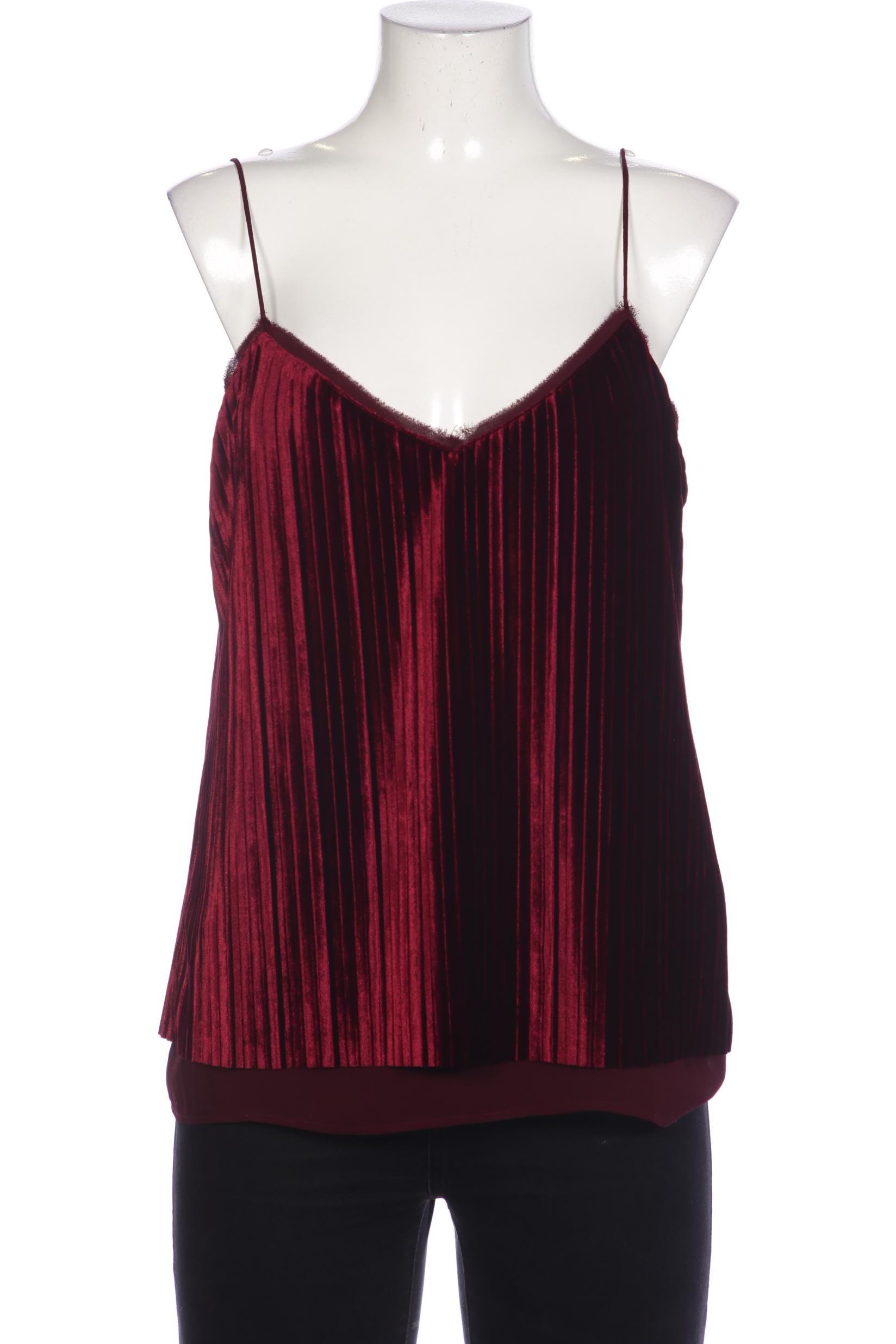 

Massimo Dutti Damen Bluse, bordeaux, Gr. 42