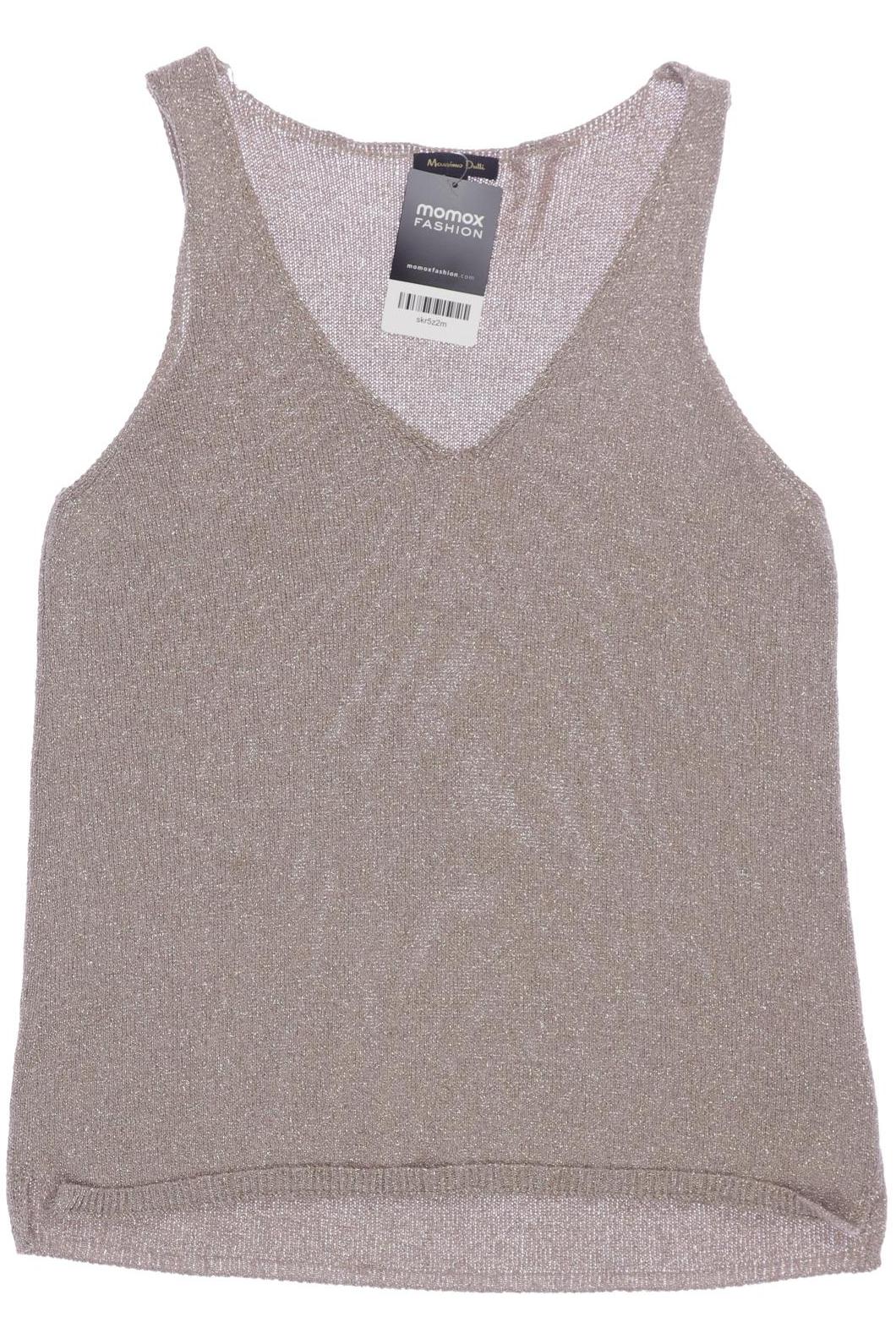 

Massimo Dutti Damen Top, gold, Gr. 36