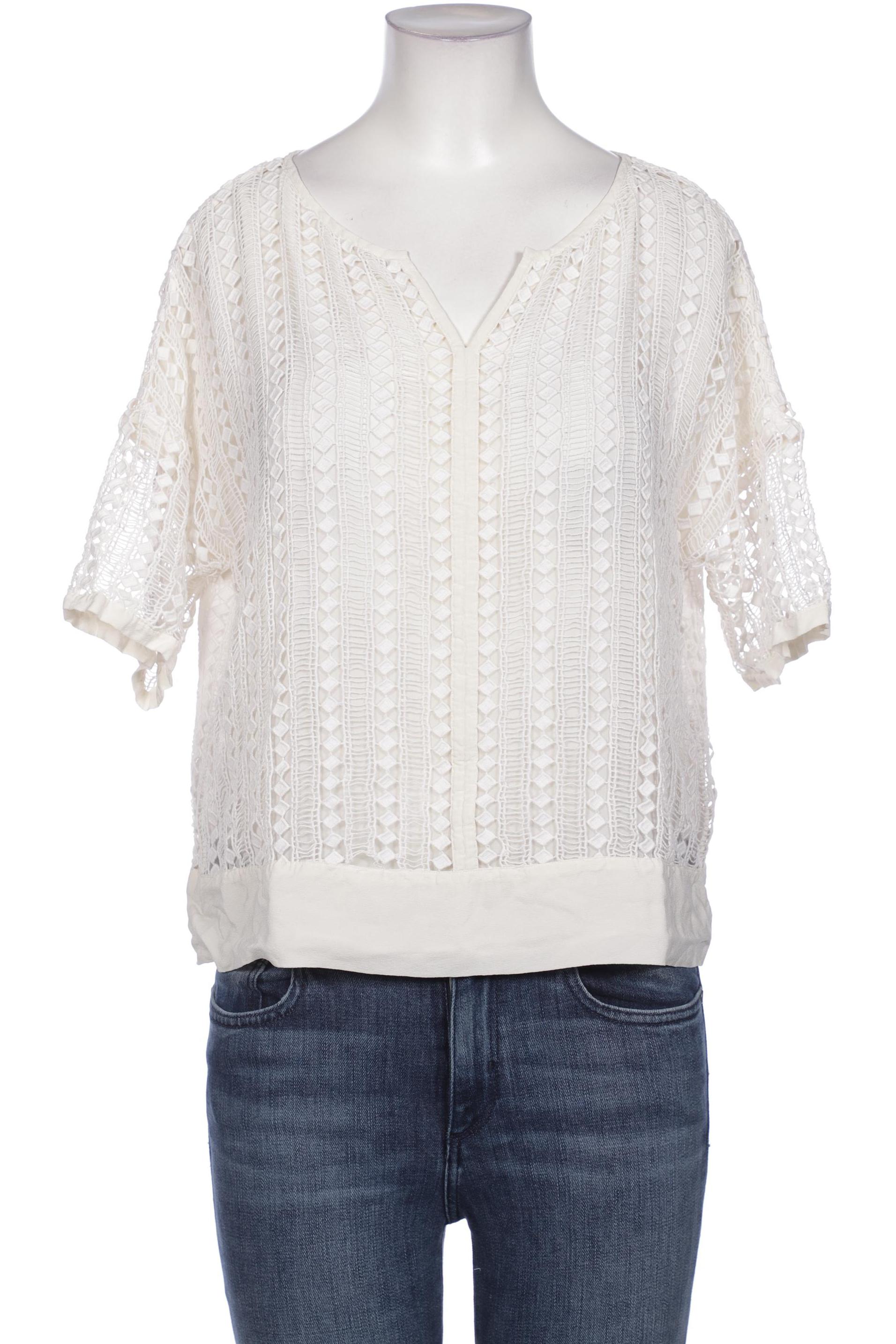 

Massimo Dutti Damen Bluse, cremeweiß, Gr. 36