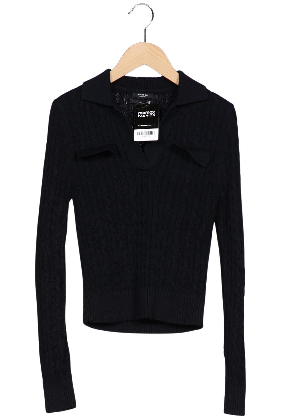 

Massimo Dutti Damen Pullover, marineblau, Gr. 34