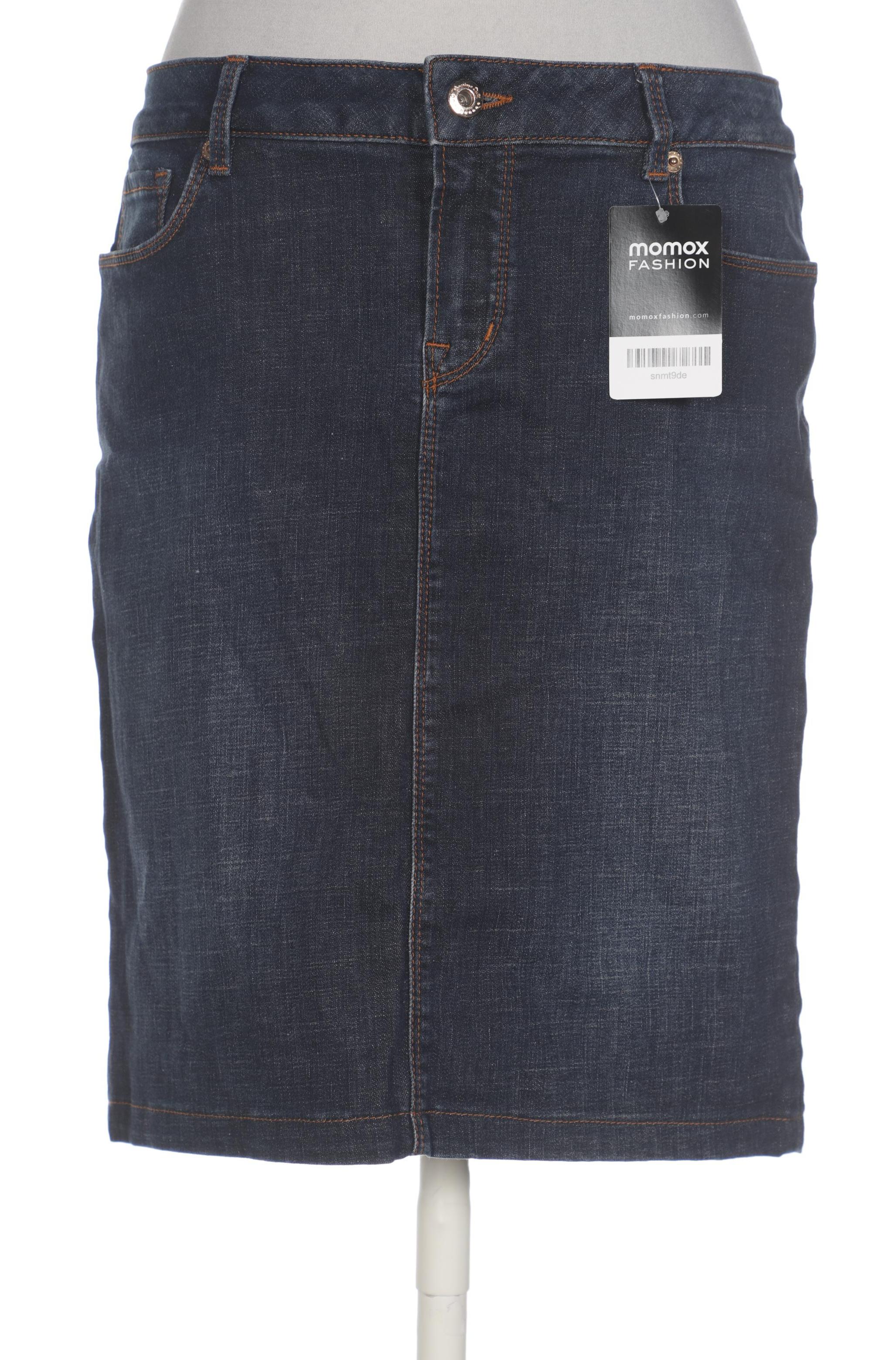 

Massimo Dutti Damen Rock, marineblau, Gr. 40