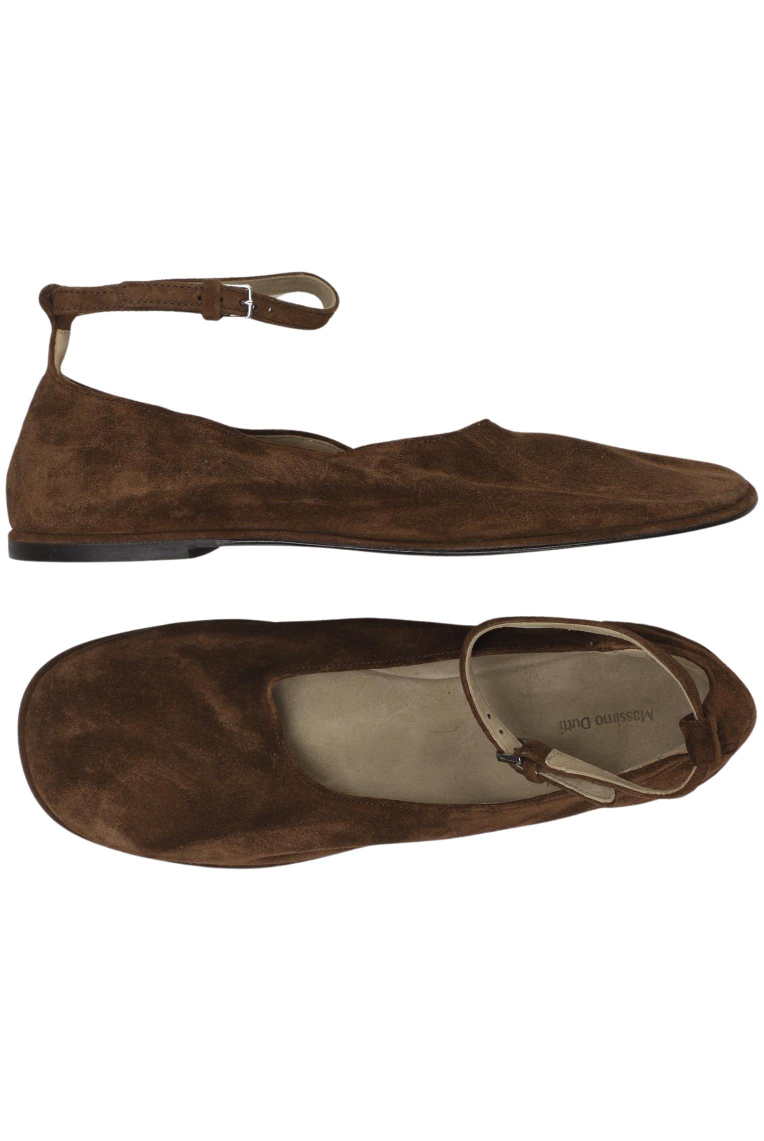 

Massimo Dutti Damen Ballerinas, braun, Gr. 40