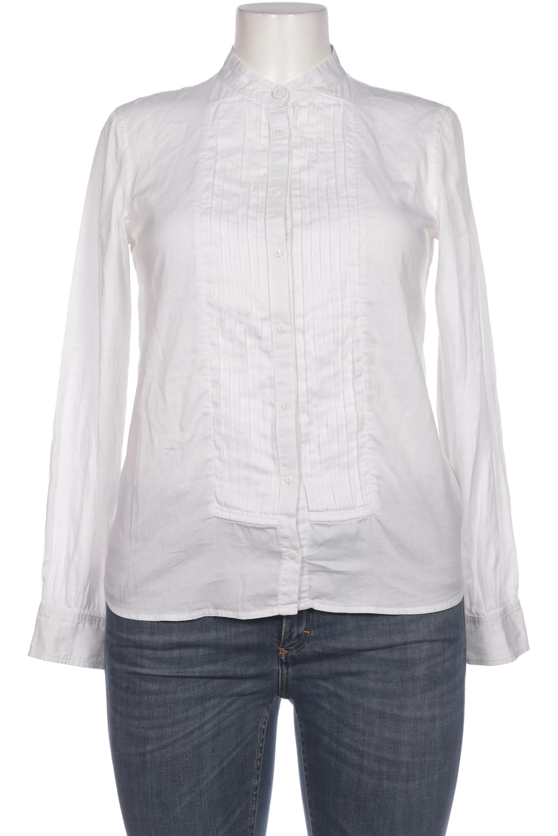 

Massimo Dutti Damen Bluse, weiß, Gr. 40