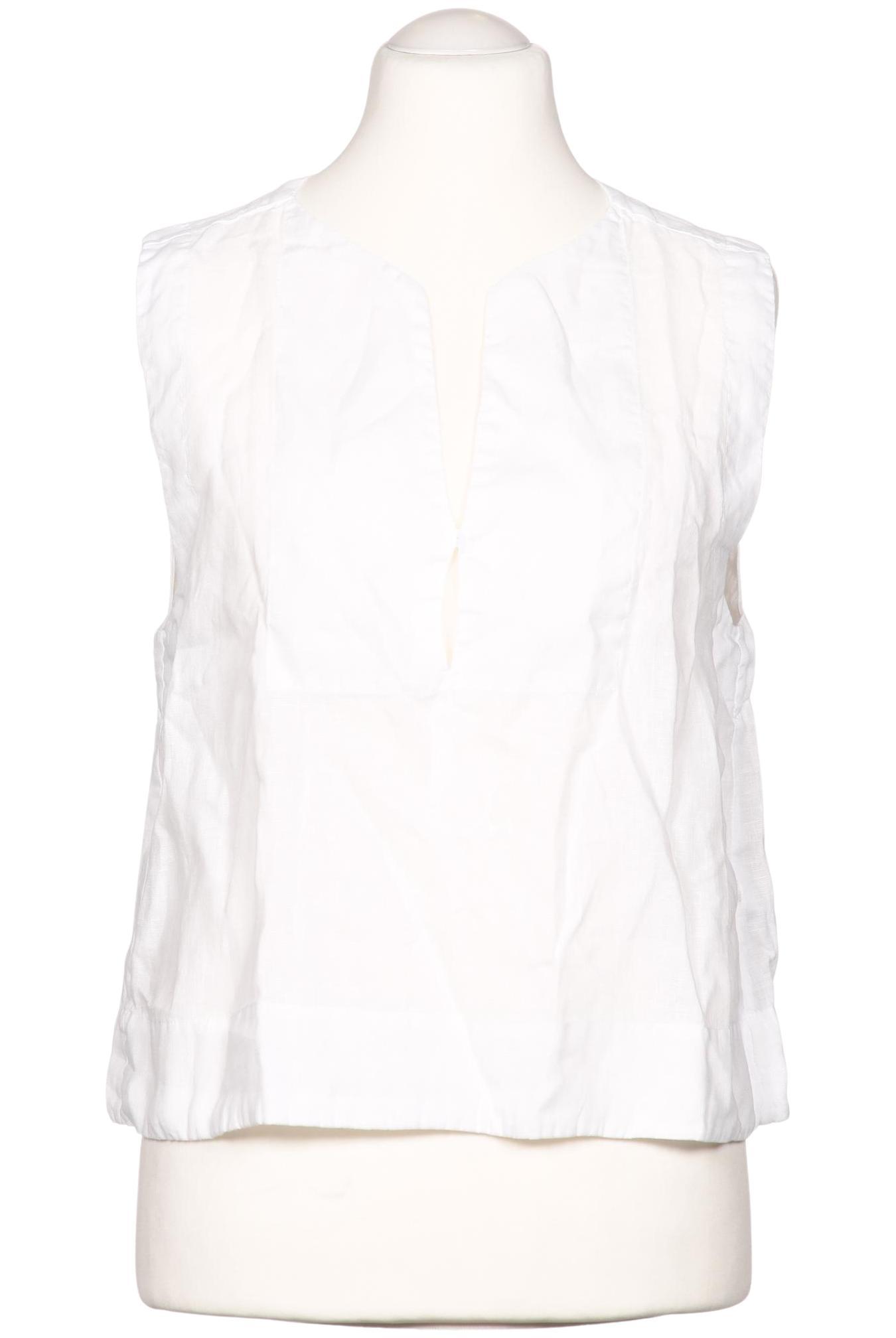 

Massimo Dutti Damen Bluse, weiß, Gr. 38