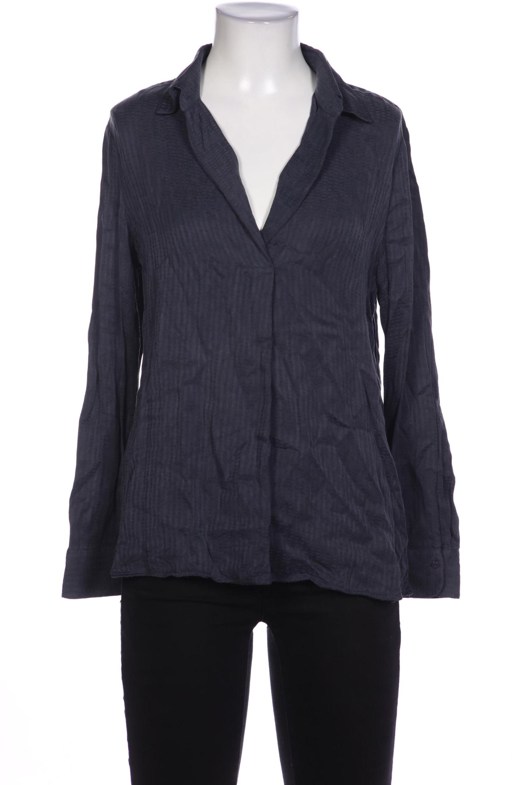 

Massimo Dutti Damen Bluse, blau, Gr. 34