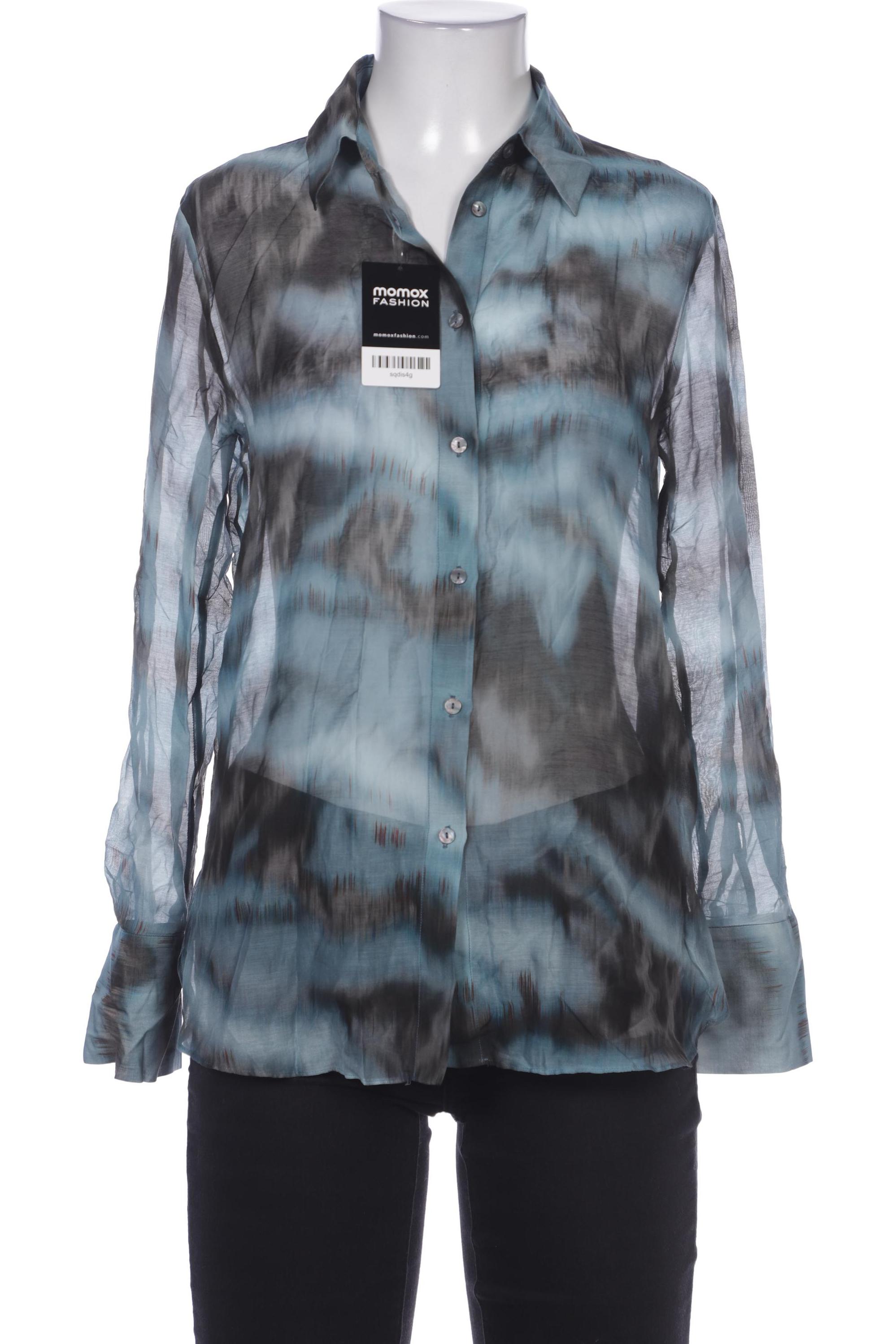 

Massimo Dutti Damen Bluse, blau, Gr. 36