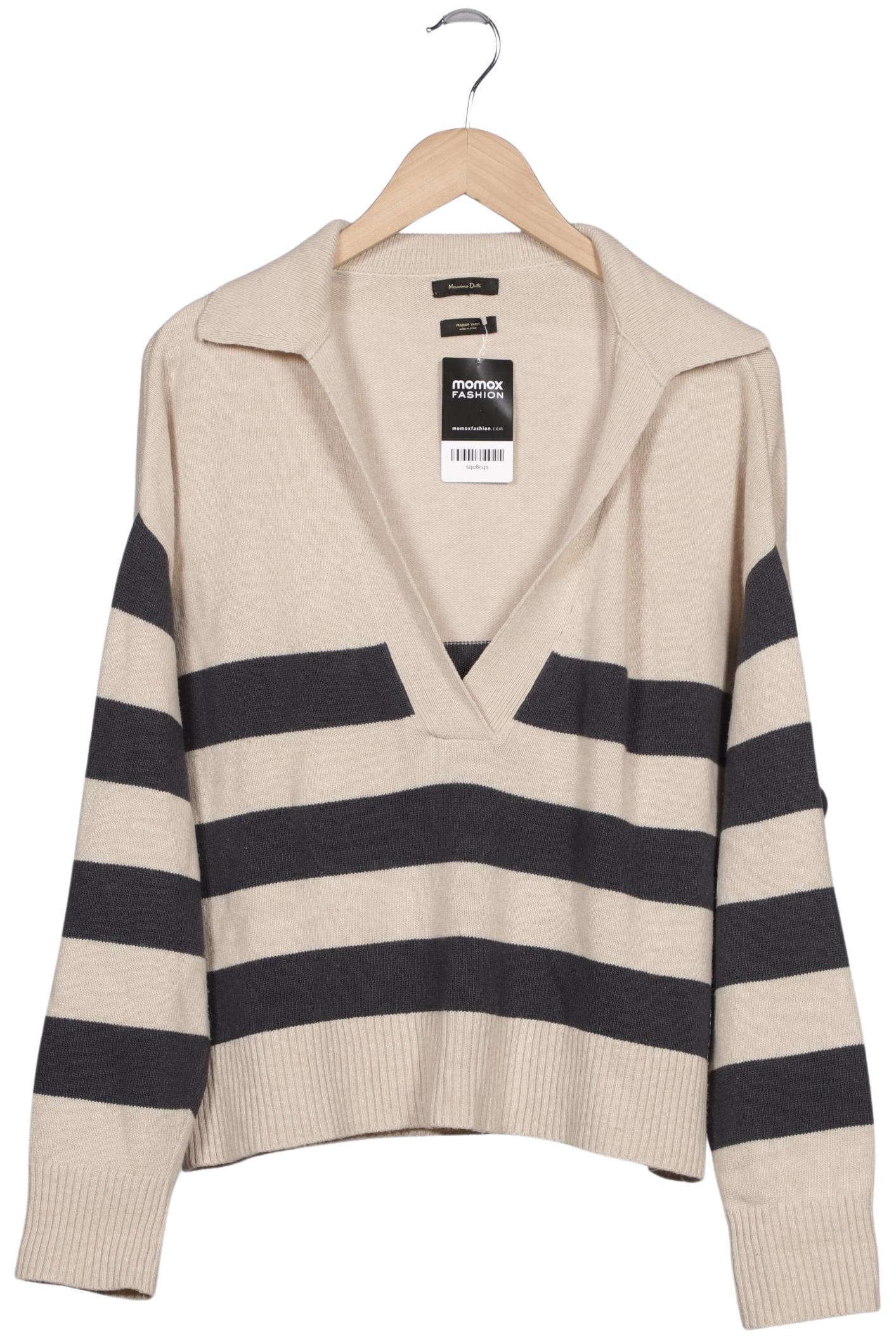 

Massimo Dutti Damen Pullover, beige, Gr. 46