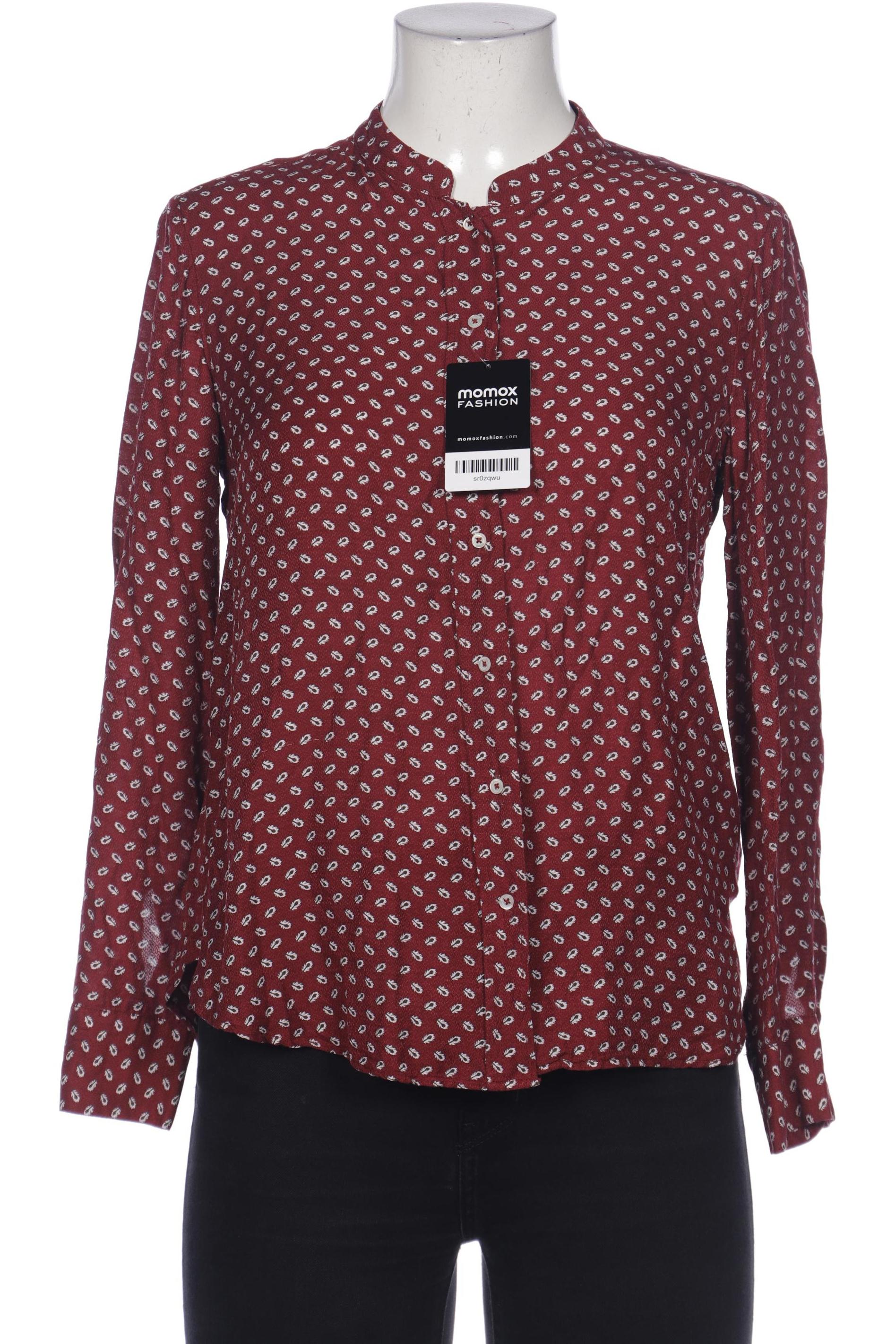 

Massimo Dutti Damen Bluse, bordeaux, Gr. 38