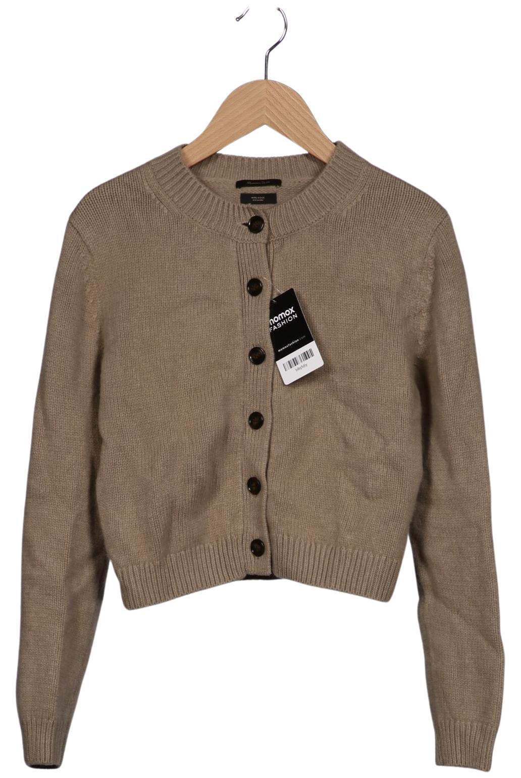 

Massimo Dutti Damen Strickjacke, beige, Gr. 34