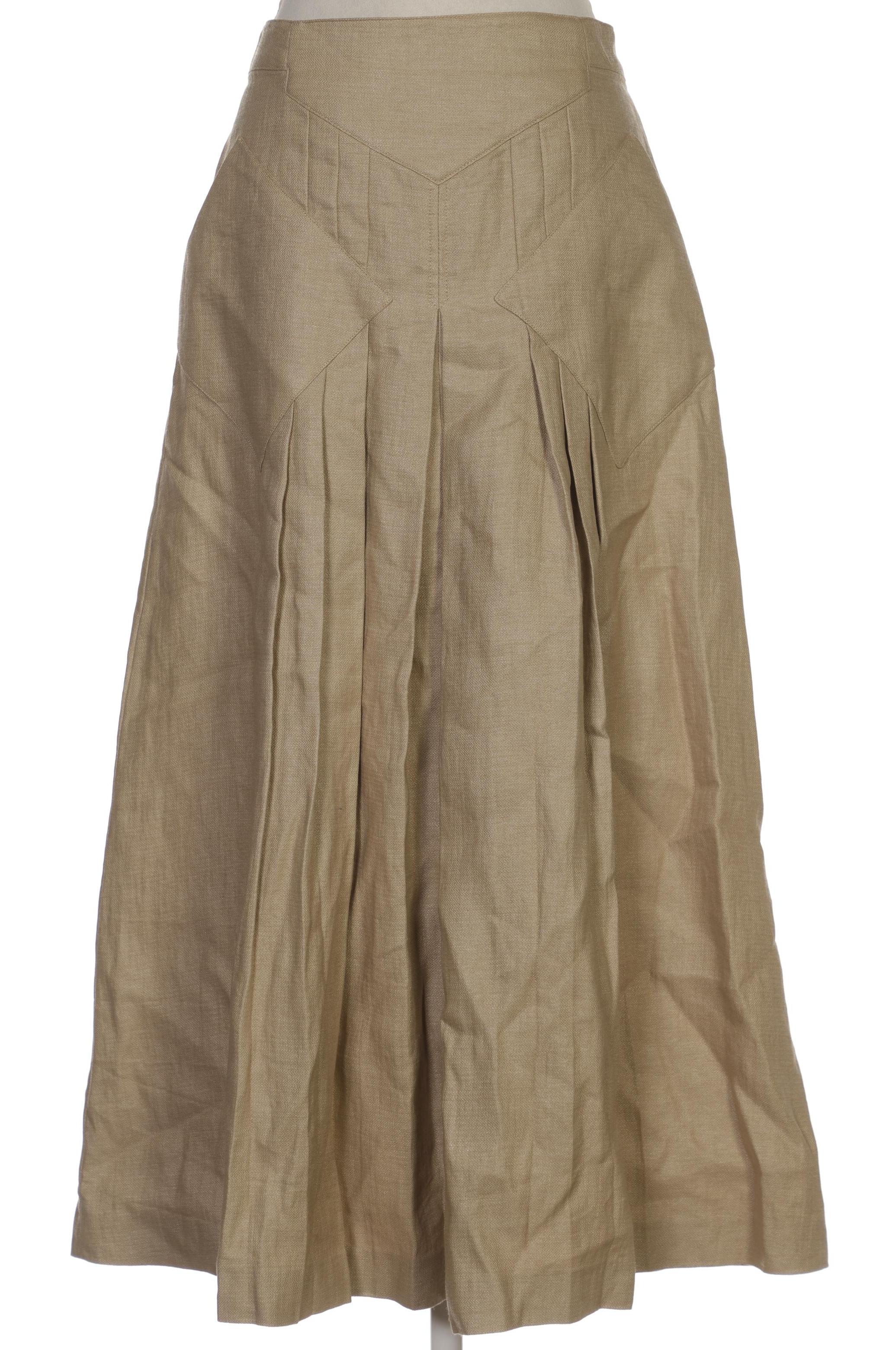 

Massimo Dutti Damen Rock, beige, Gr. 38