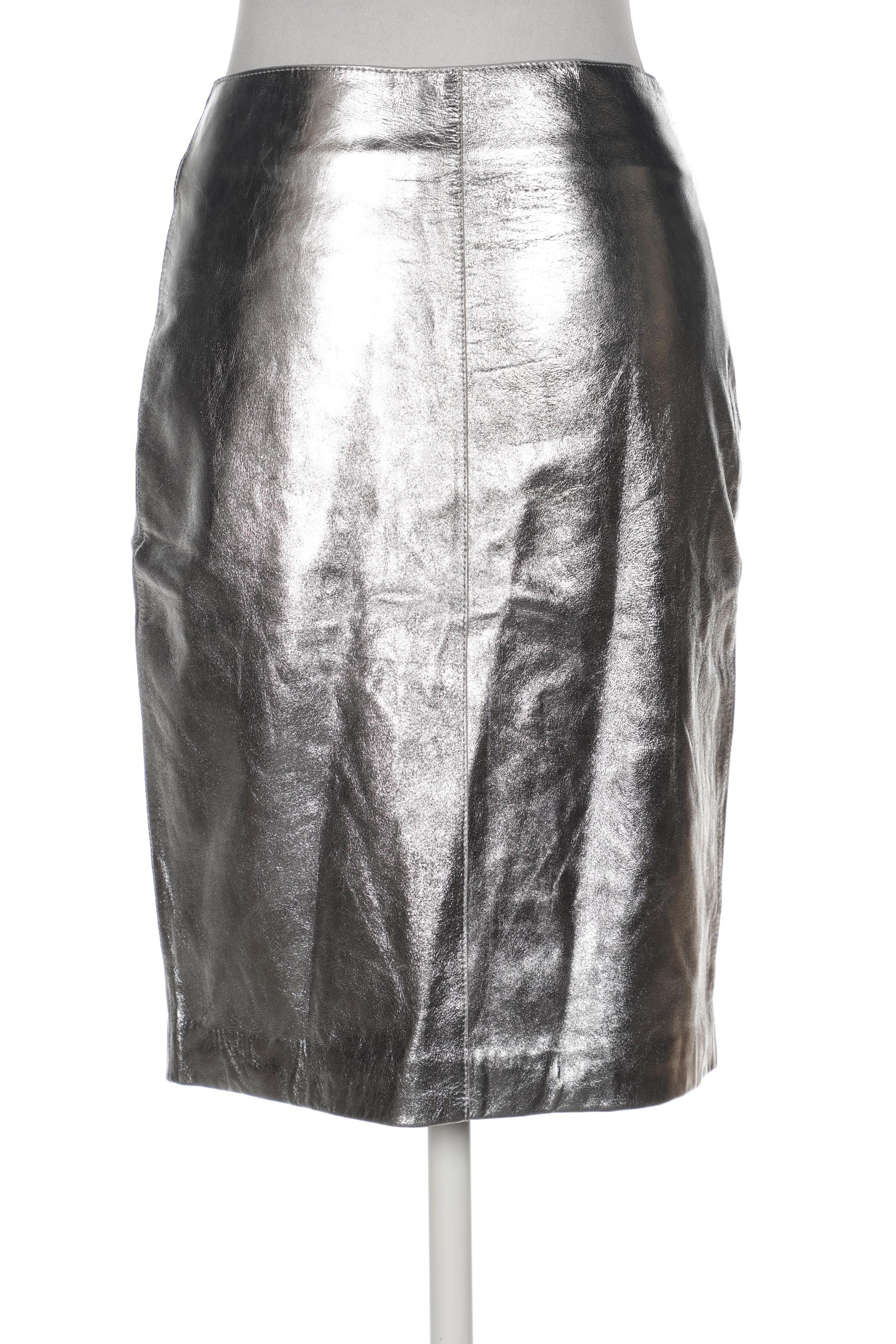 

Massimo Dutti Damen Rock, silber, Gr. 34