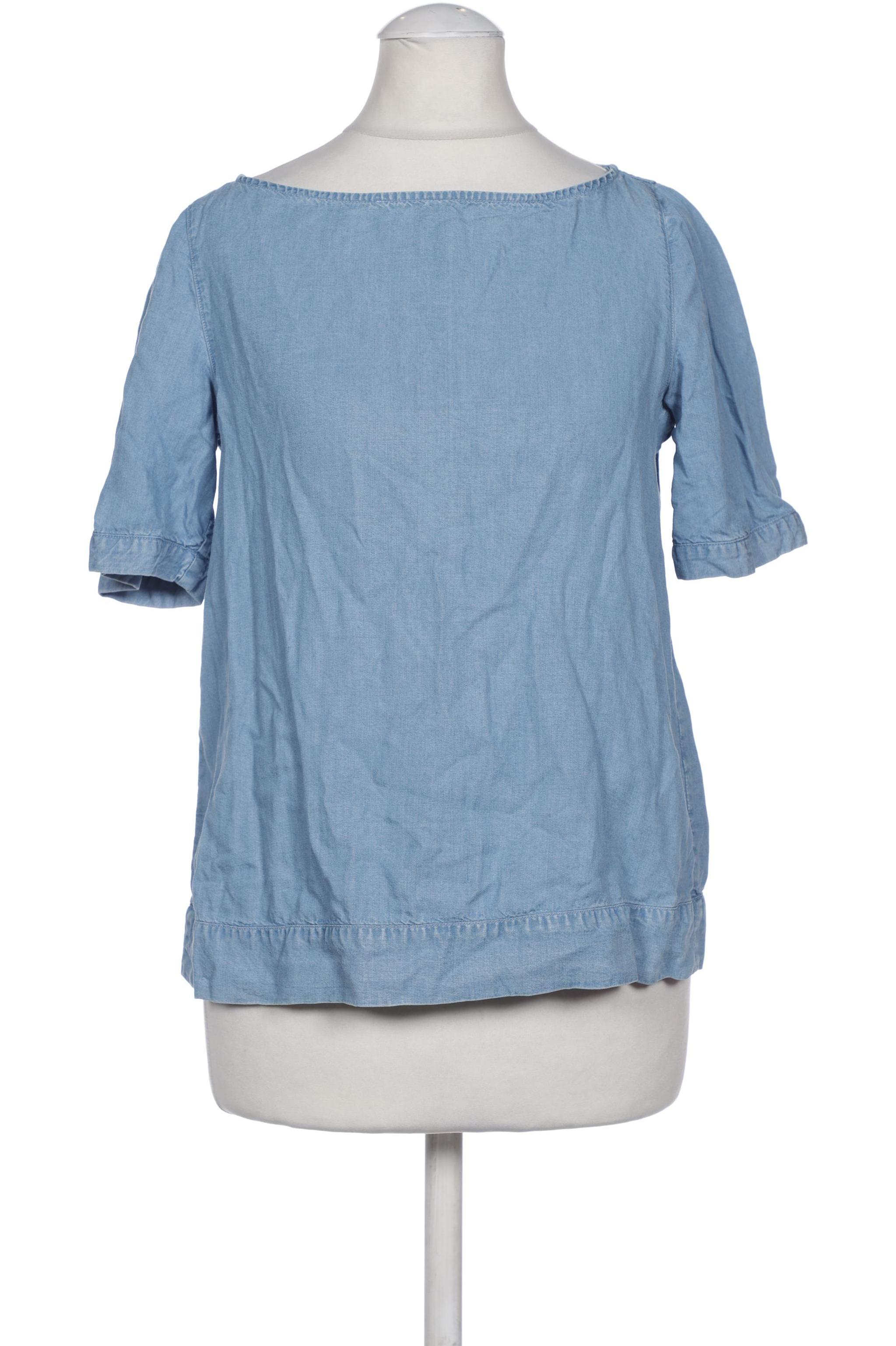 

Massimo Dutti Damen Bluse, blau, Gr. 34