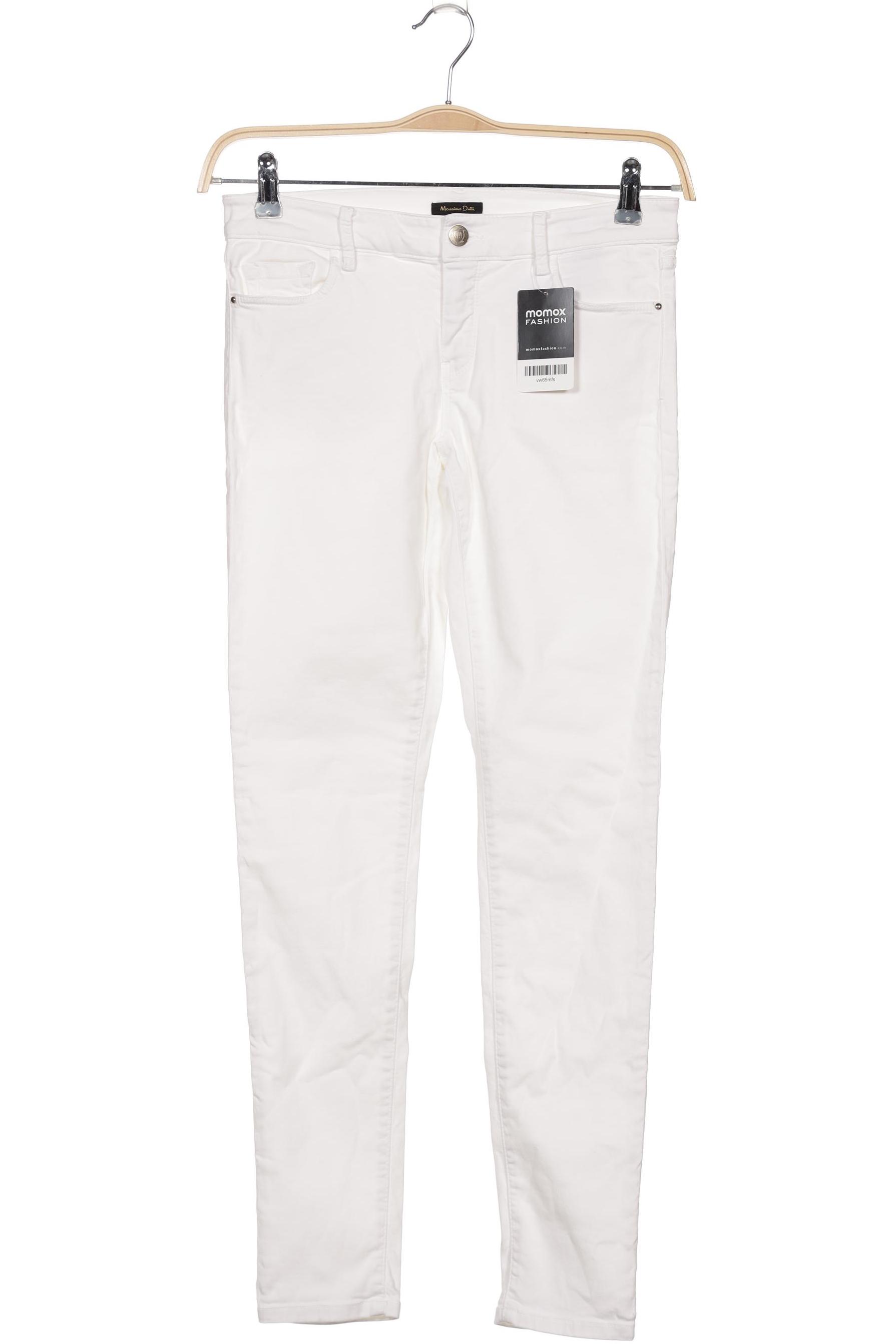 

Massimo Dutti Damen Stoffhose, weiß, Gr. 38