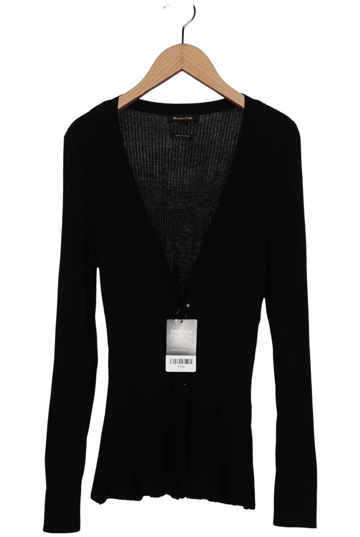 

Massimo Dutti Damen Strickjacke, schwarz, Gr. 38