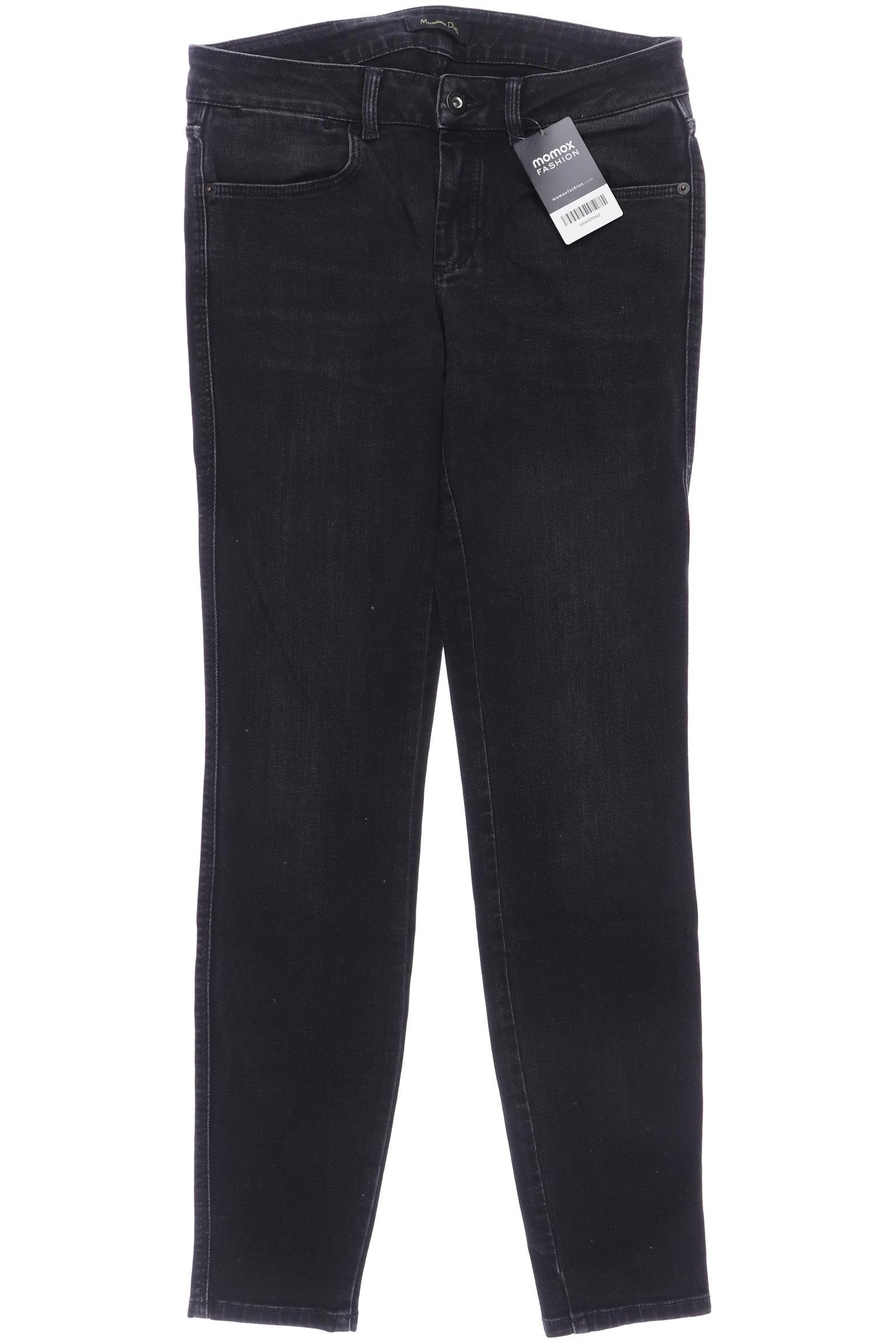 

Massimo Dutti Damen Jeans, schwarz