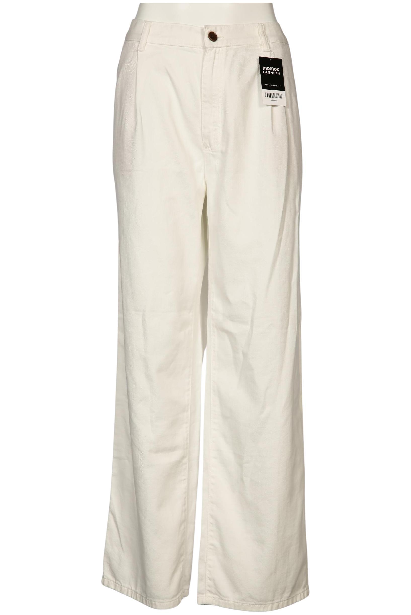 

Massimo Dutti Damen Jeans, cremeweiß, Gr. 42