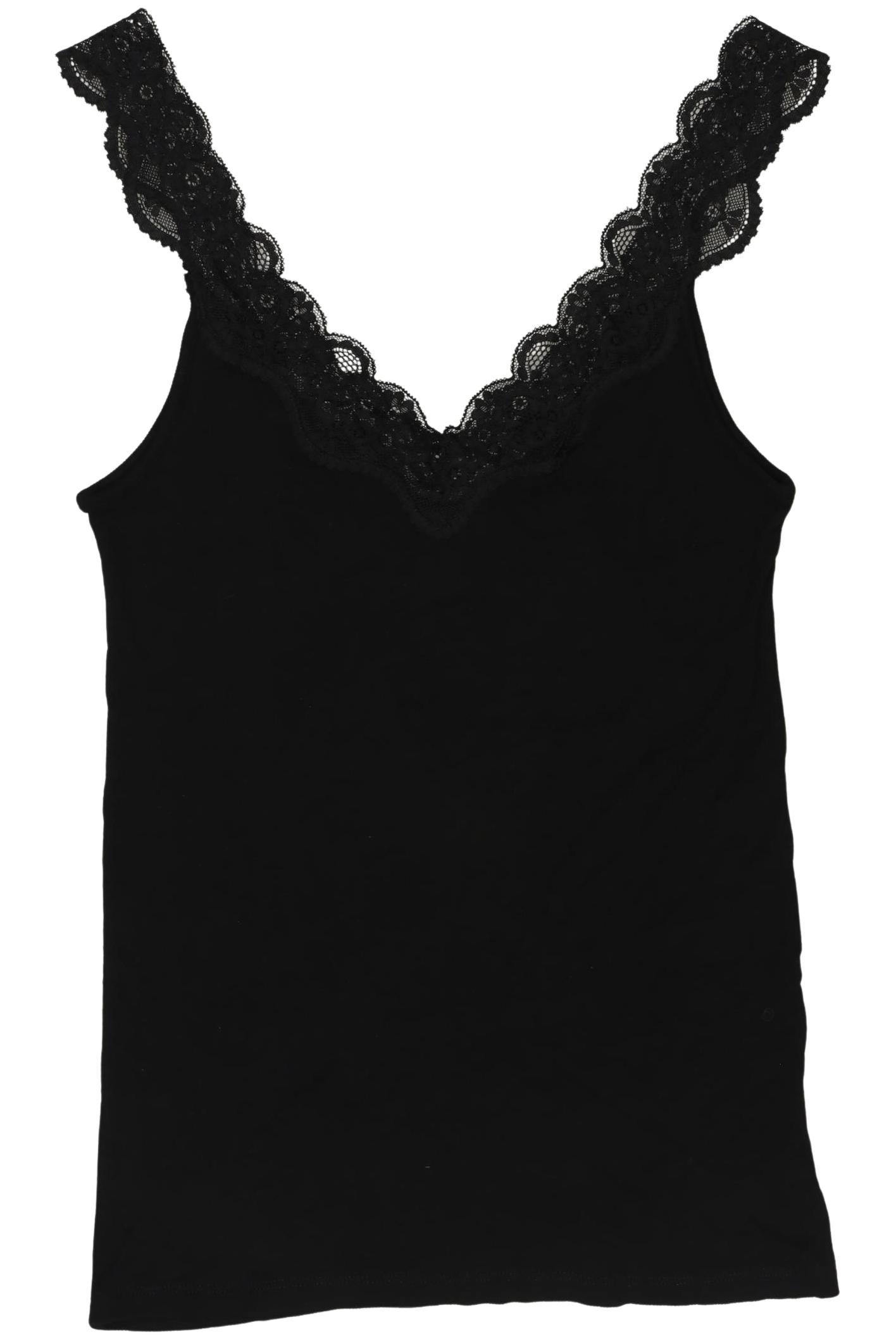 

Massimo Dutti Damen Top, schwarz, Gr. 36