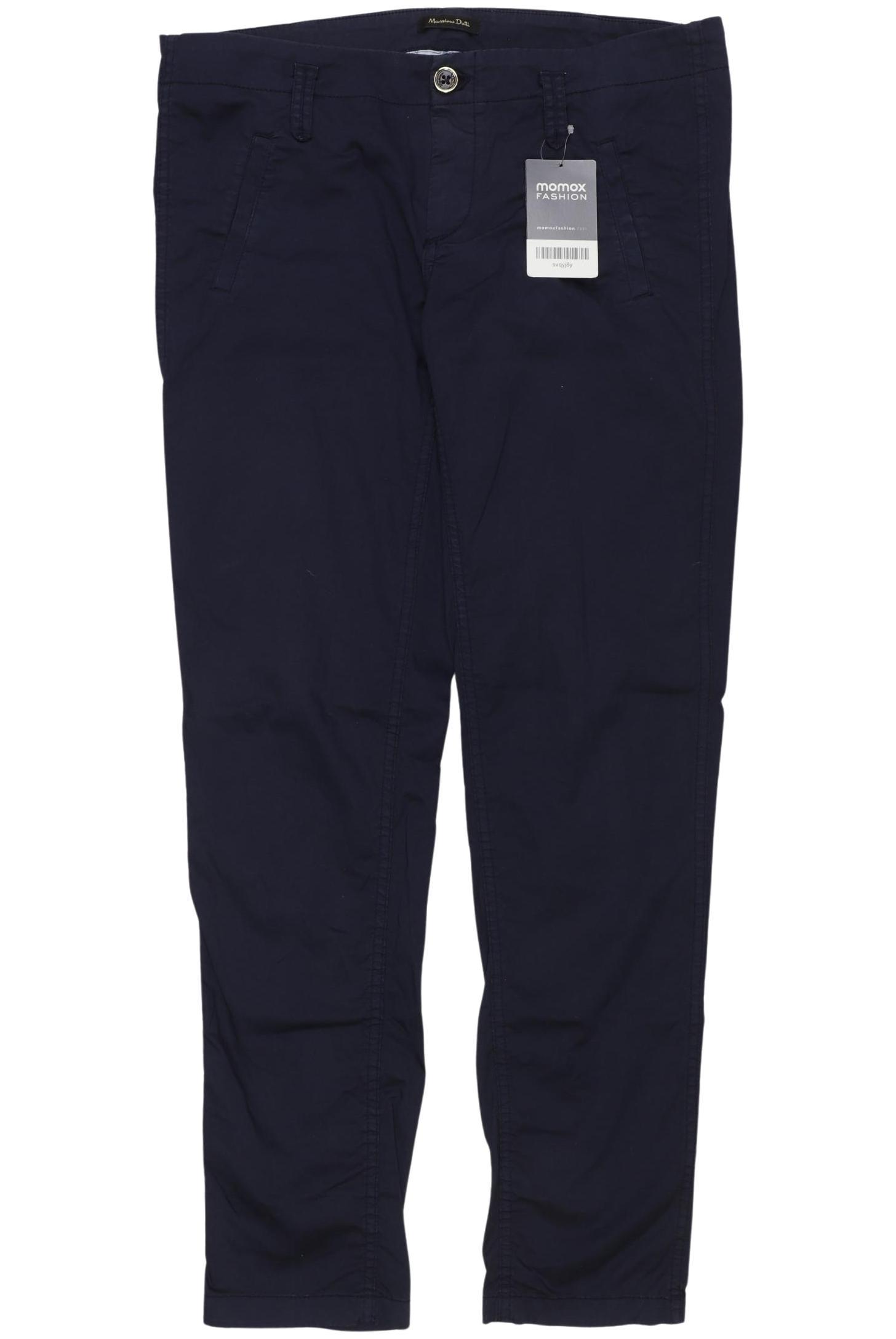 

Massimo Dutti Damen Stoffhose, marineblau, Gr. 36