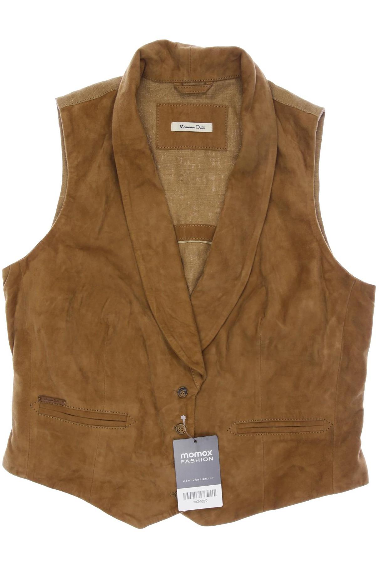 

Massimo Dutti Damen Weste, braun, Gr. 38