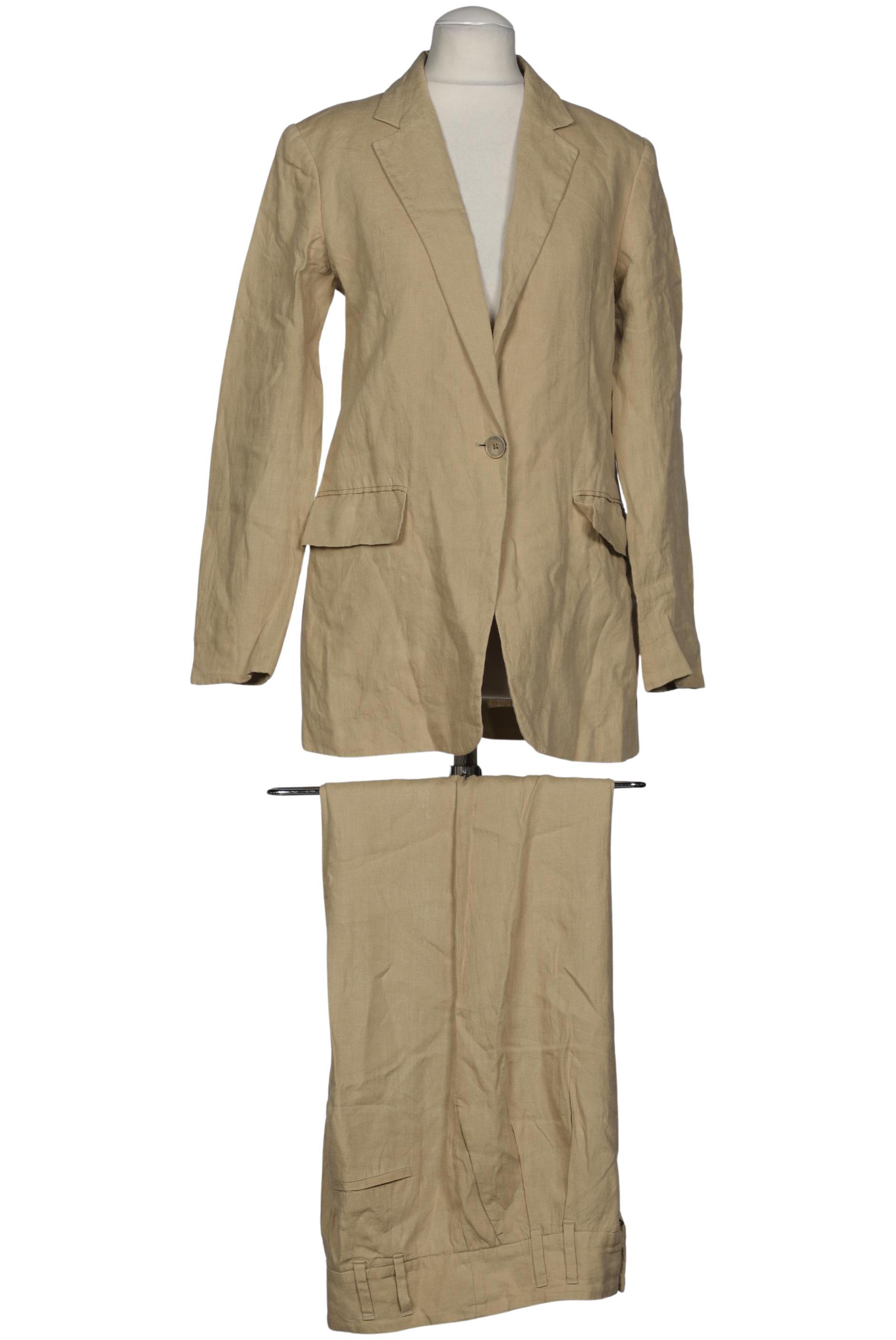 

Massimo Dutti Damen Anzug, beige, Gr. 36