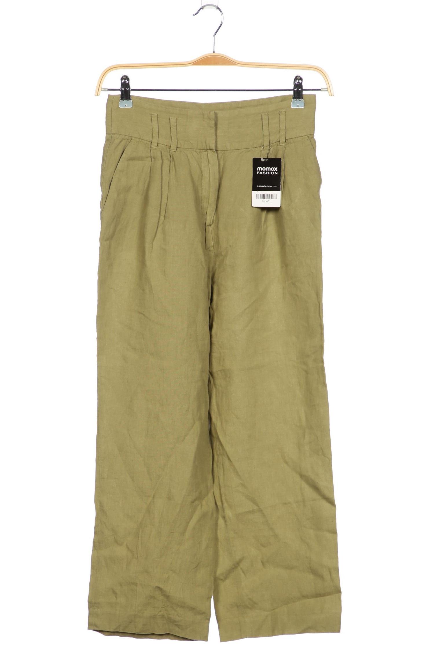 

Massimo Dutti Damen Stoffhose, grün, Gr. 38