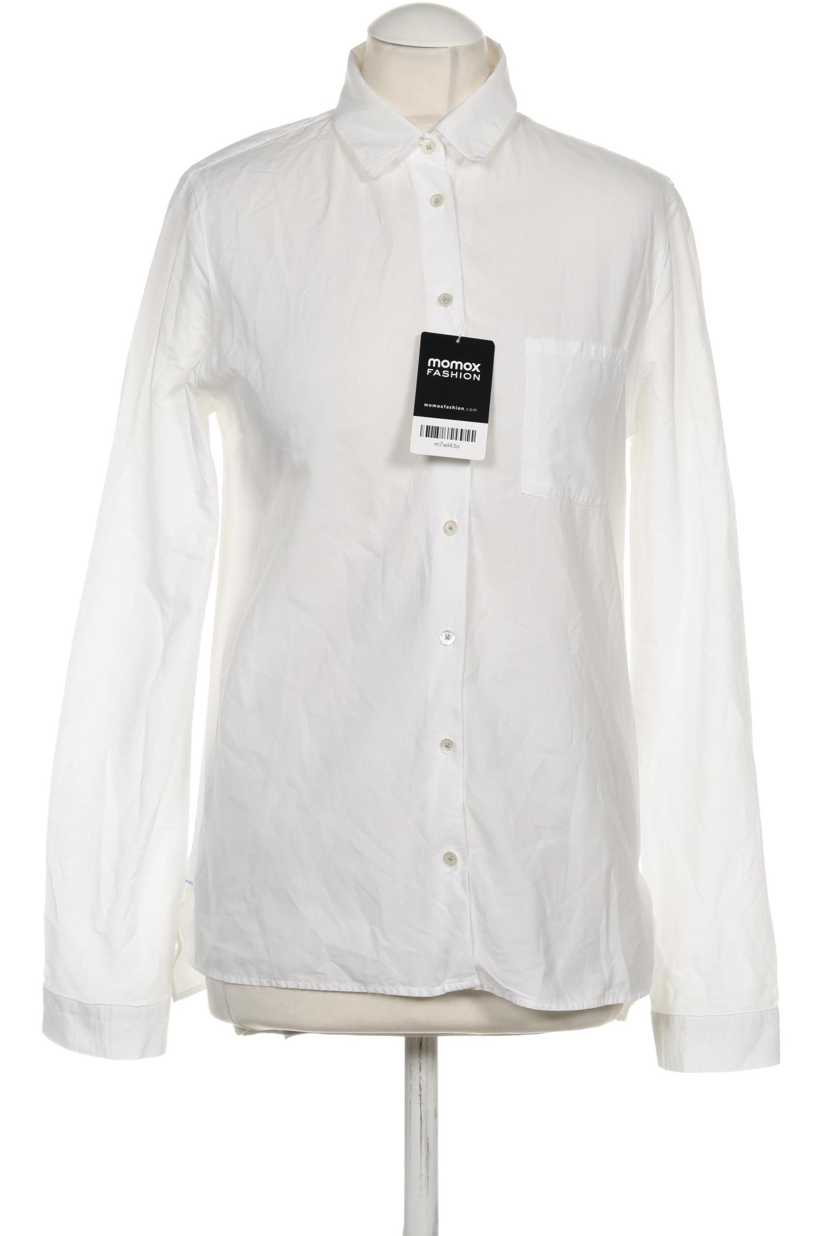 

Massimo Dutti Damen Bluse, weiß, Gr. 36