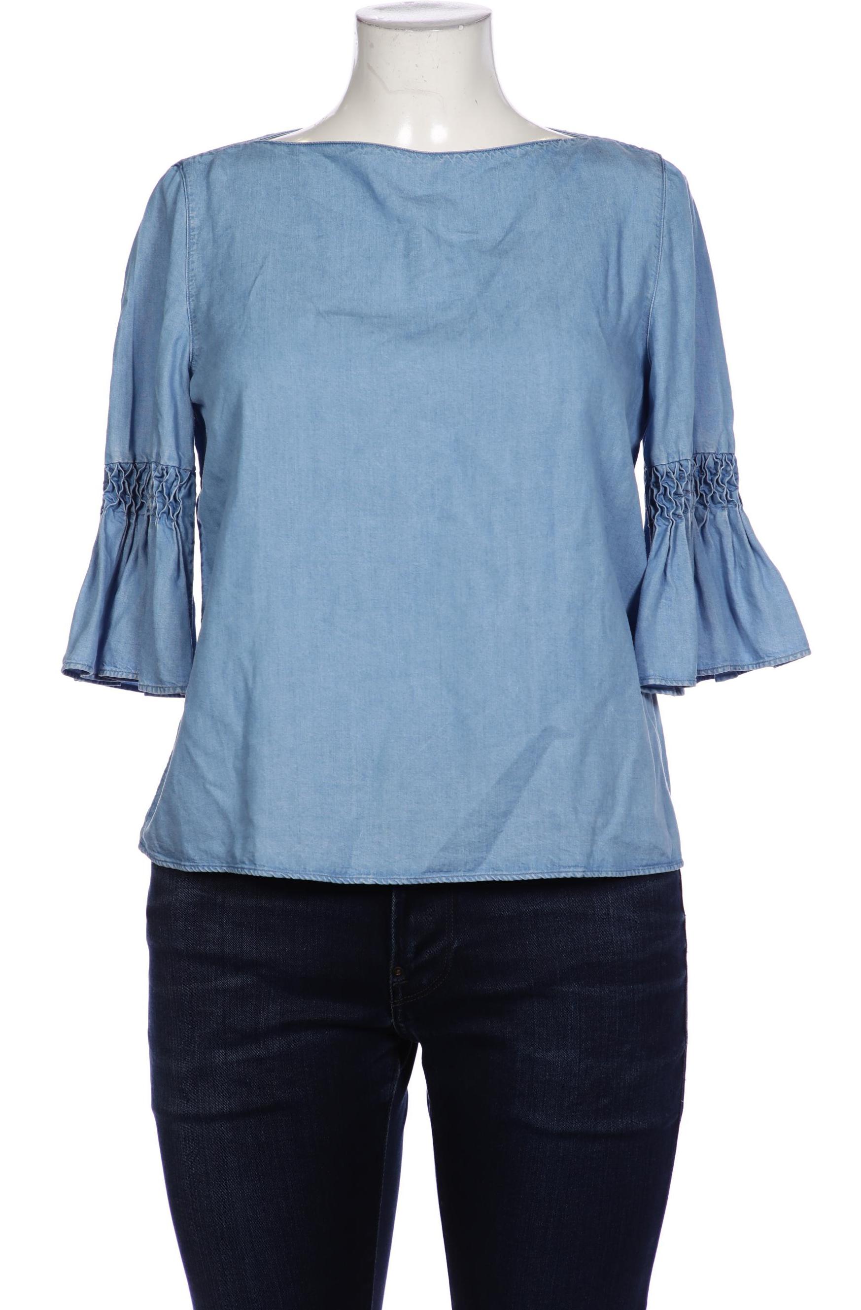 

Massimo Dutti Damen Bluse, hellblau, Gr. 42