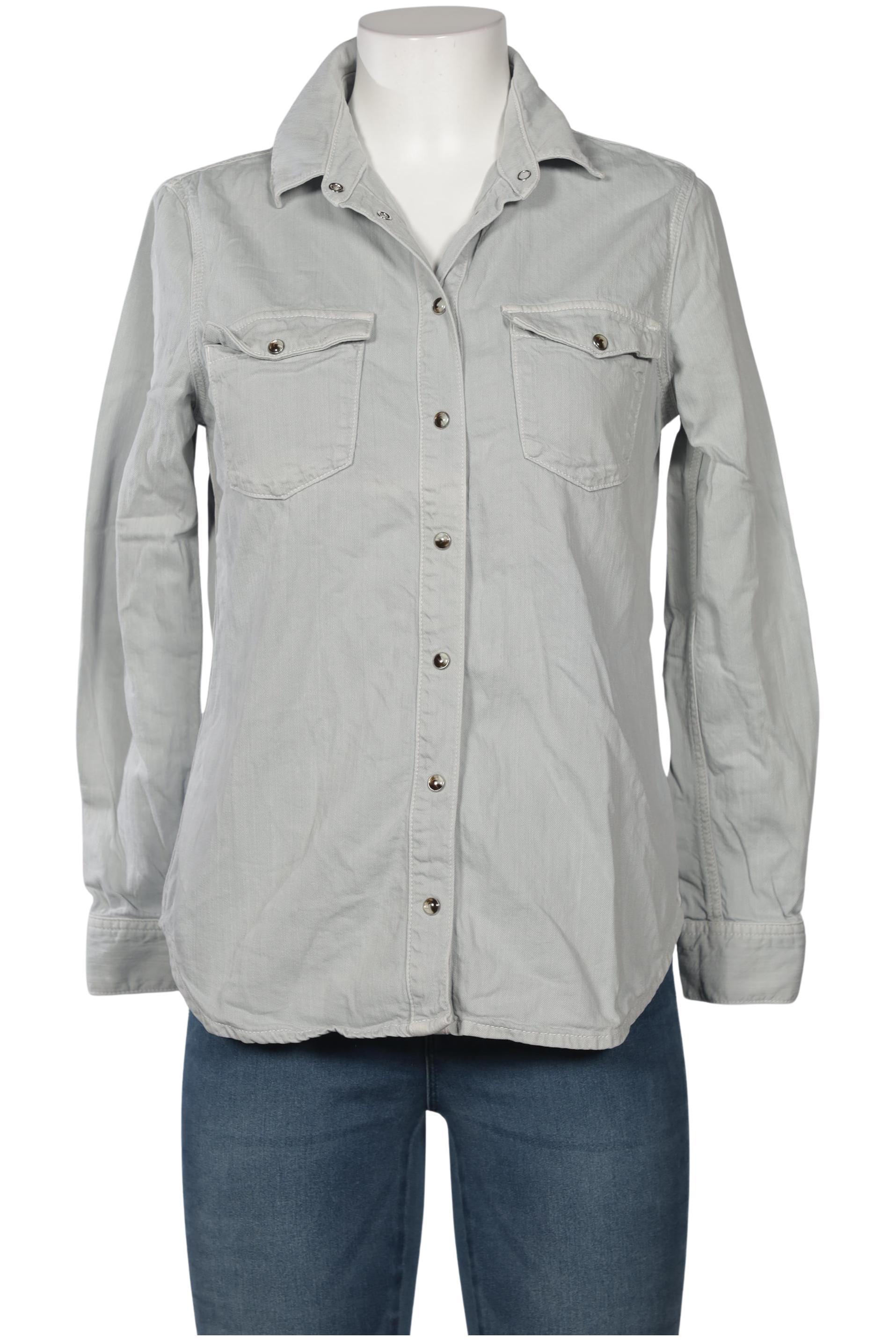 

Massimo Dutti Damen Bluse, grau, Gr. 38