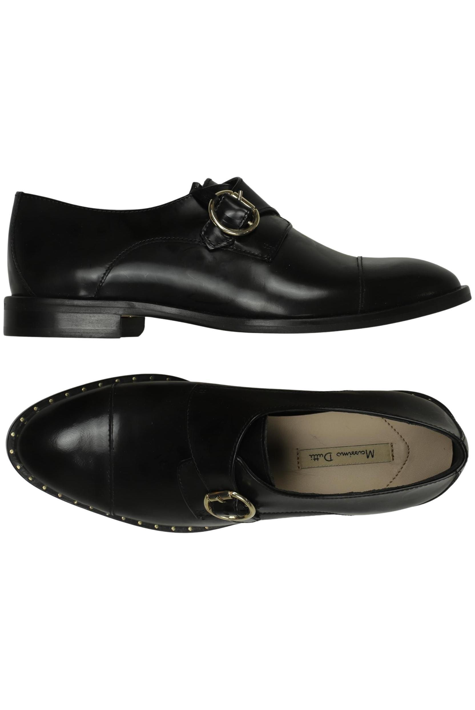 

Massimo Dutti Damen Halbschuh, schwarz, Gr. 36