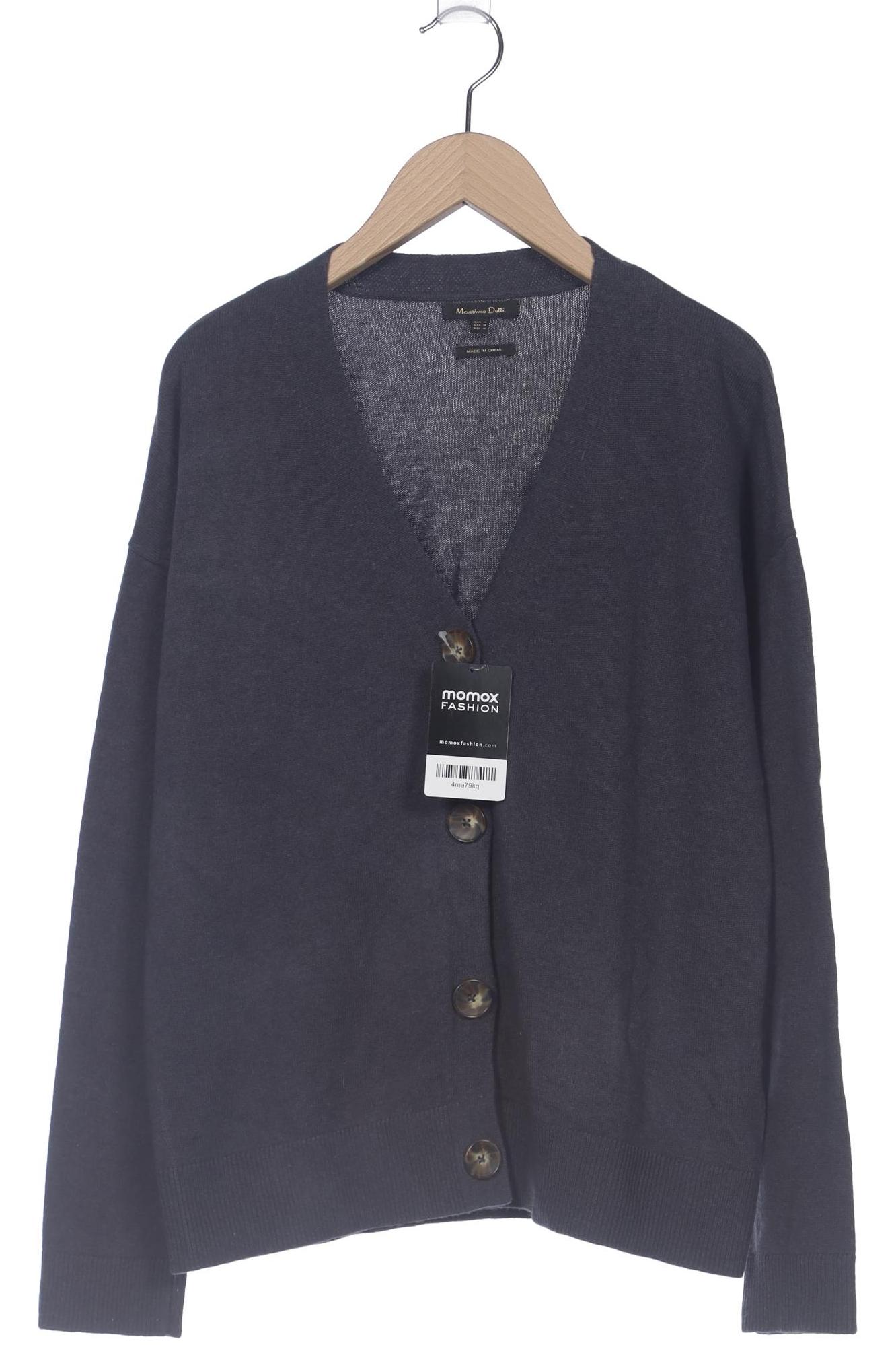 

Massimo Dutti Damen Strickjacke, grau, Gr. 38
